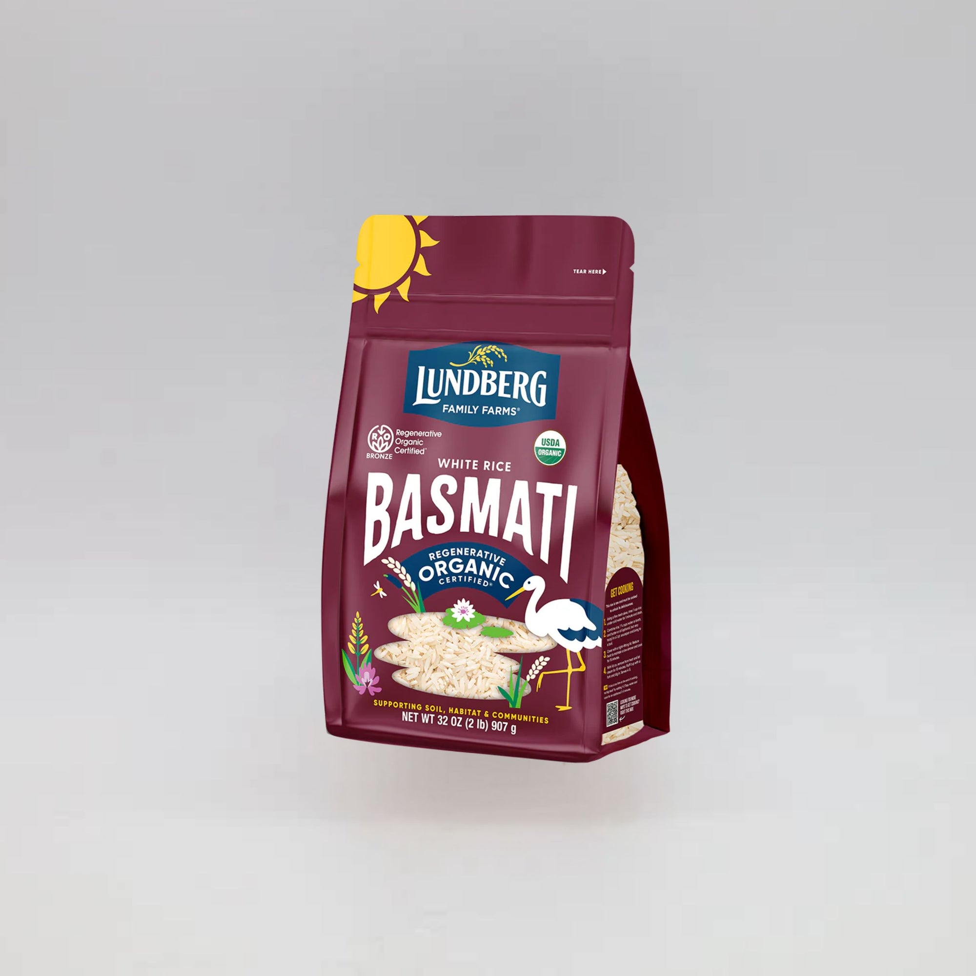 Lundberg Organic White Basmati Rice 907g