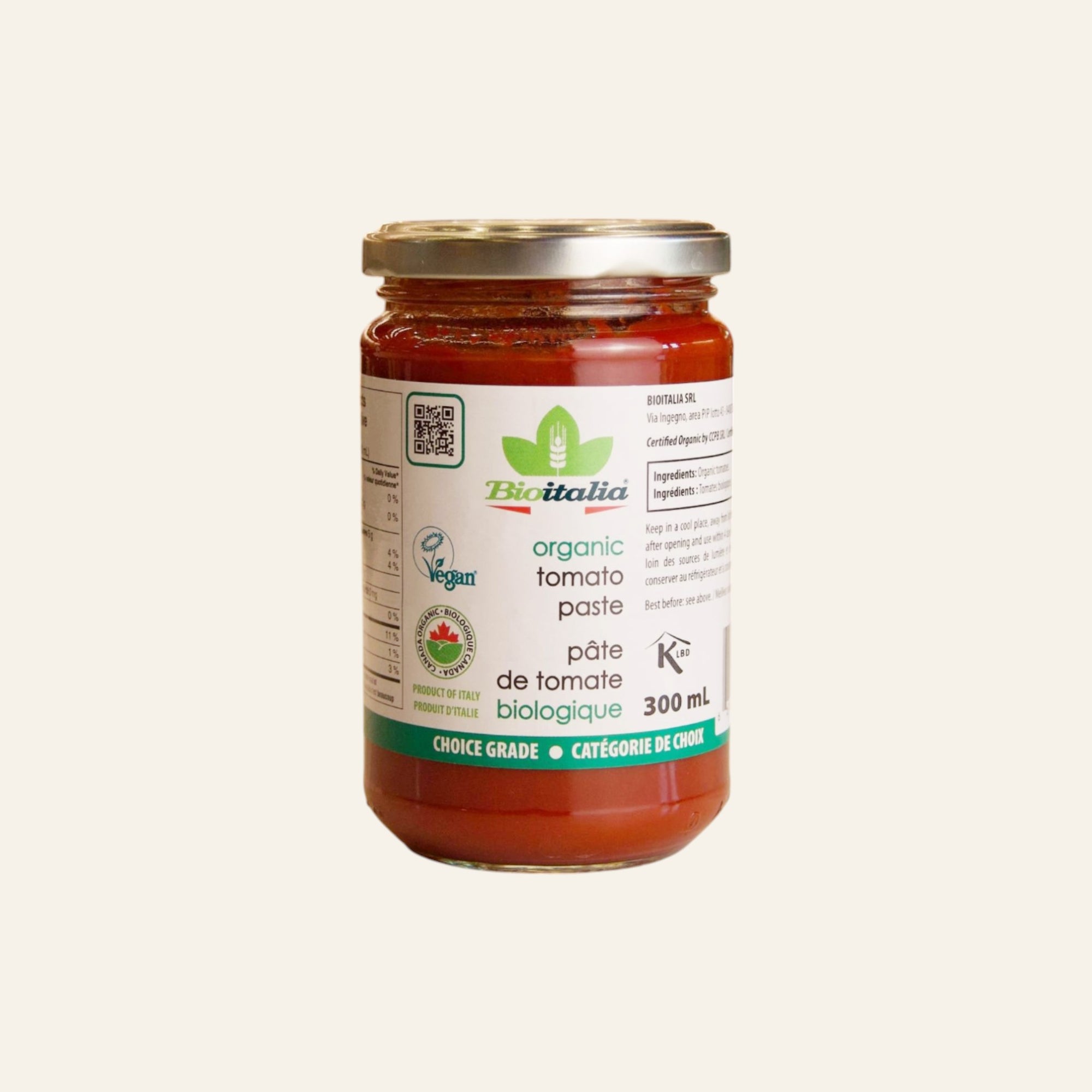 Bio Italia Organic Tomato Paste 300mL