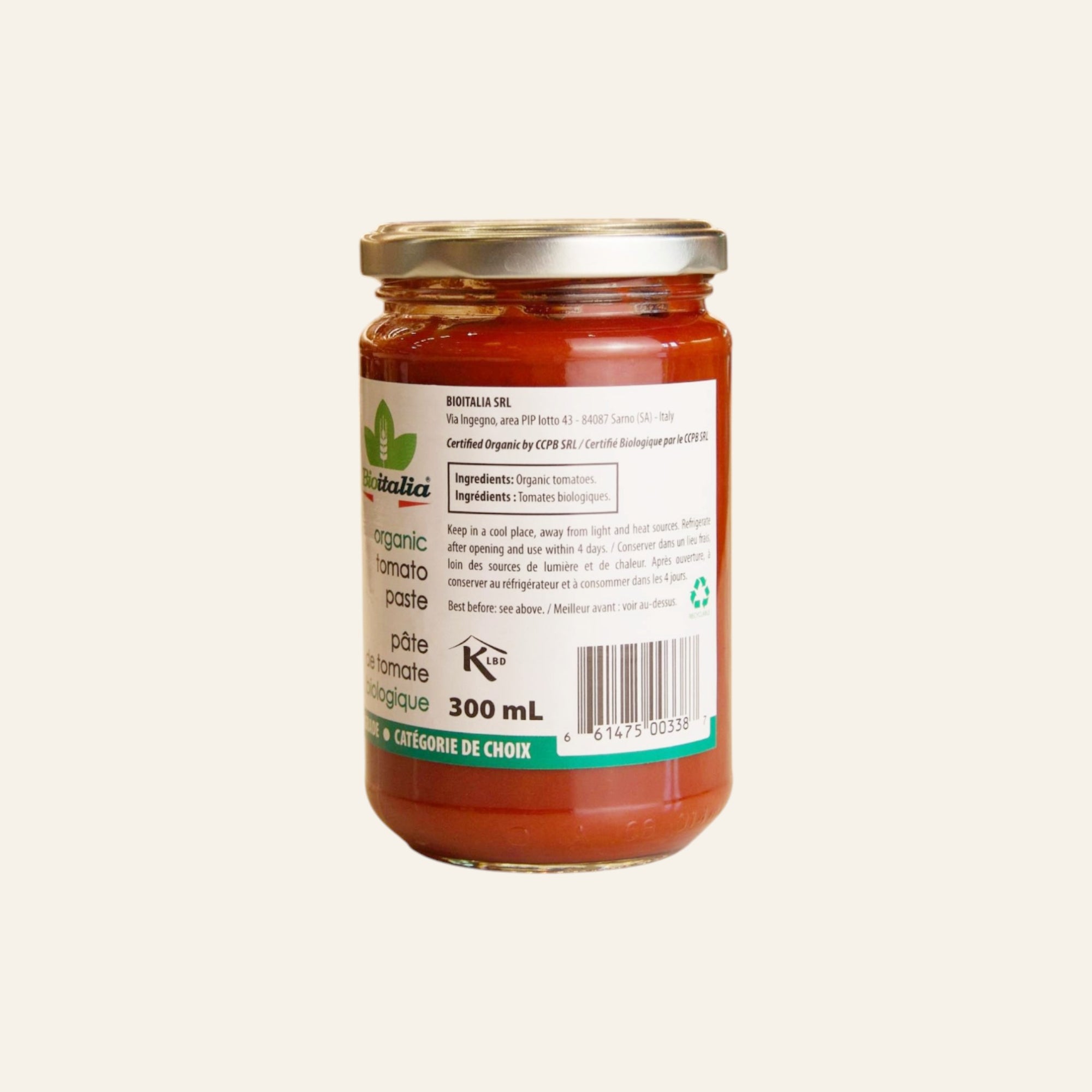 Bio Italia Organic Tomato Paste 300mL