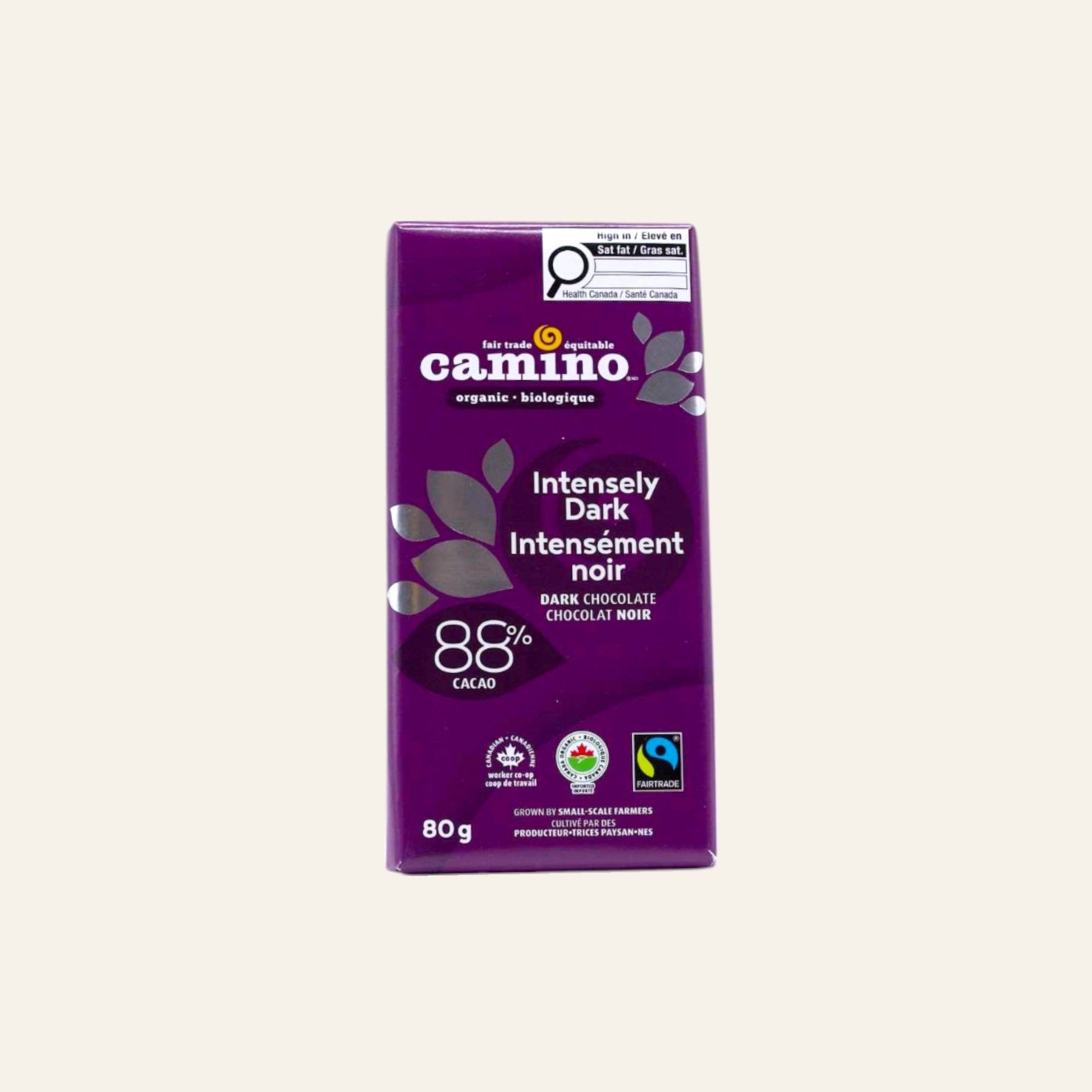 Camino Organic Intensely Dark Chocolate 80g