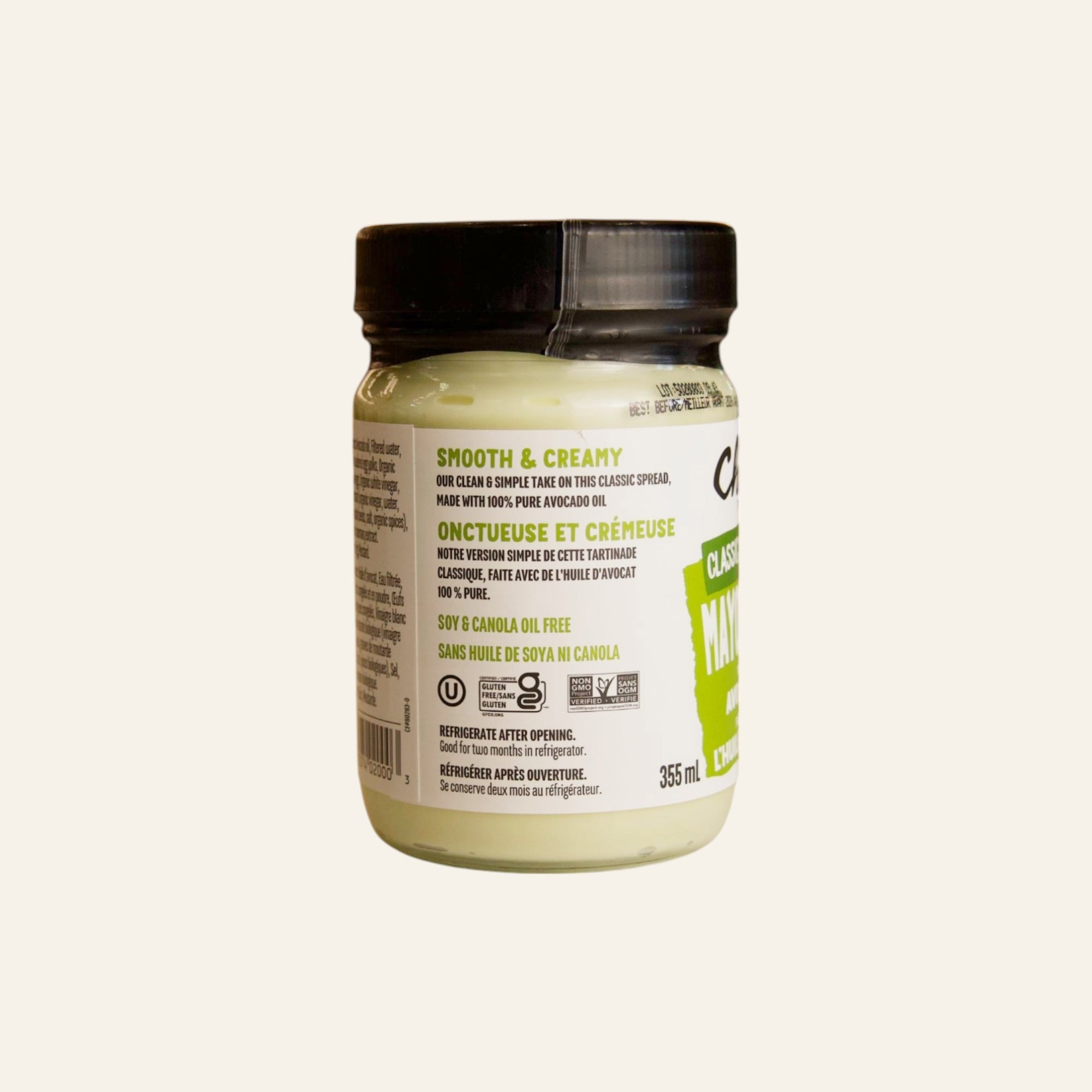 Chosen Foods Organic Avocado Mayonnaise 355mL