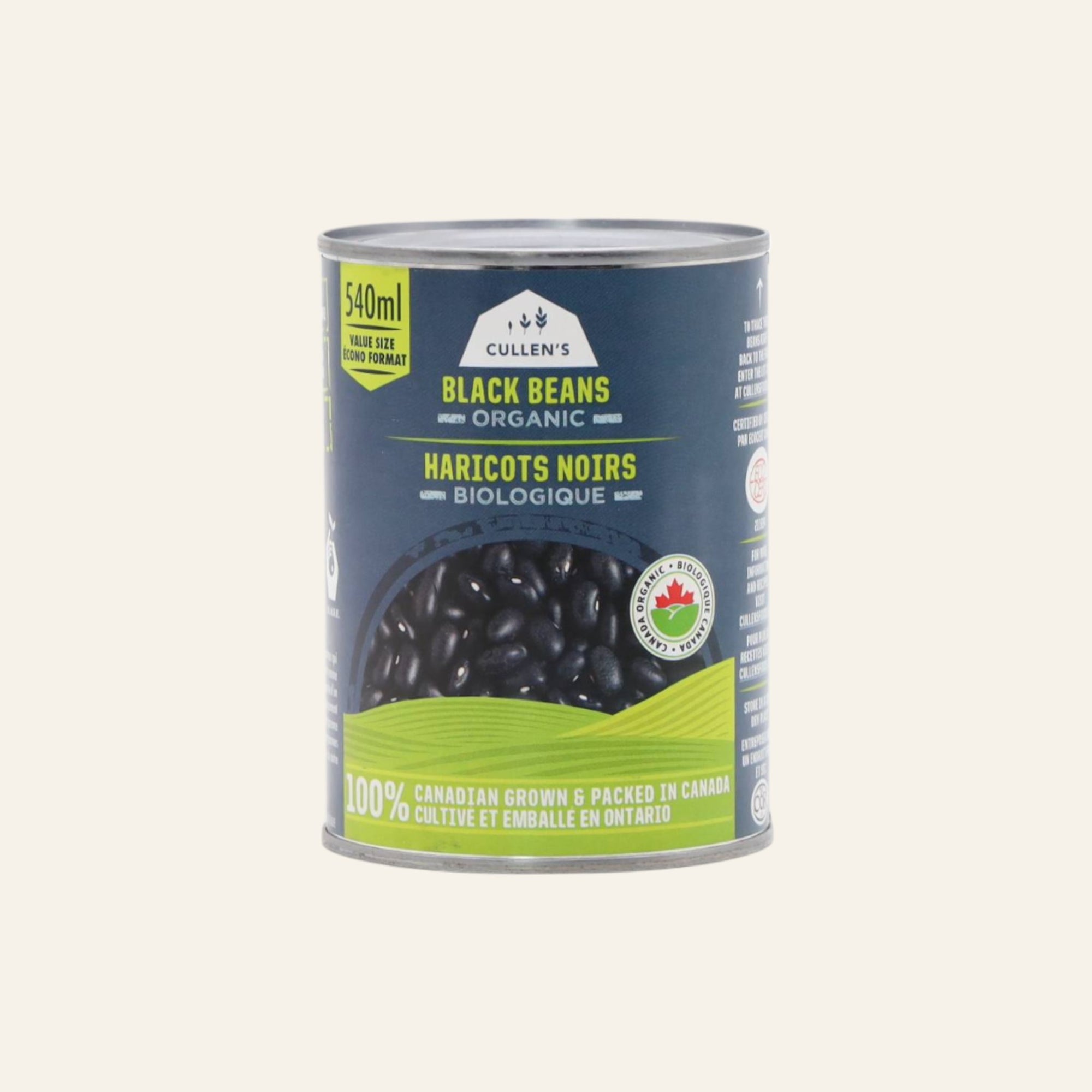 Cullen's Organic Black Beans 540mL