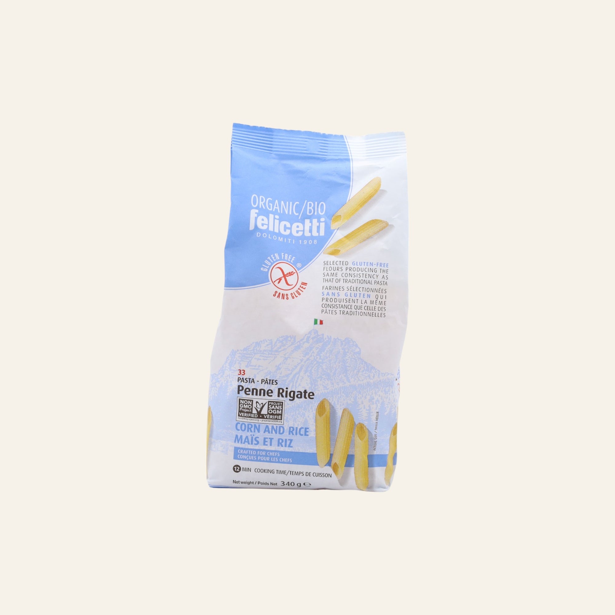Felicetti Organic Gluten-Free Penne 340g