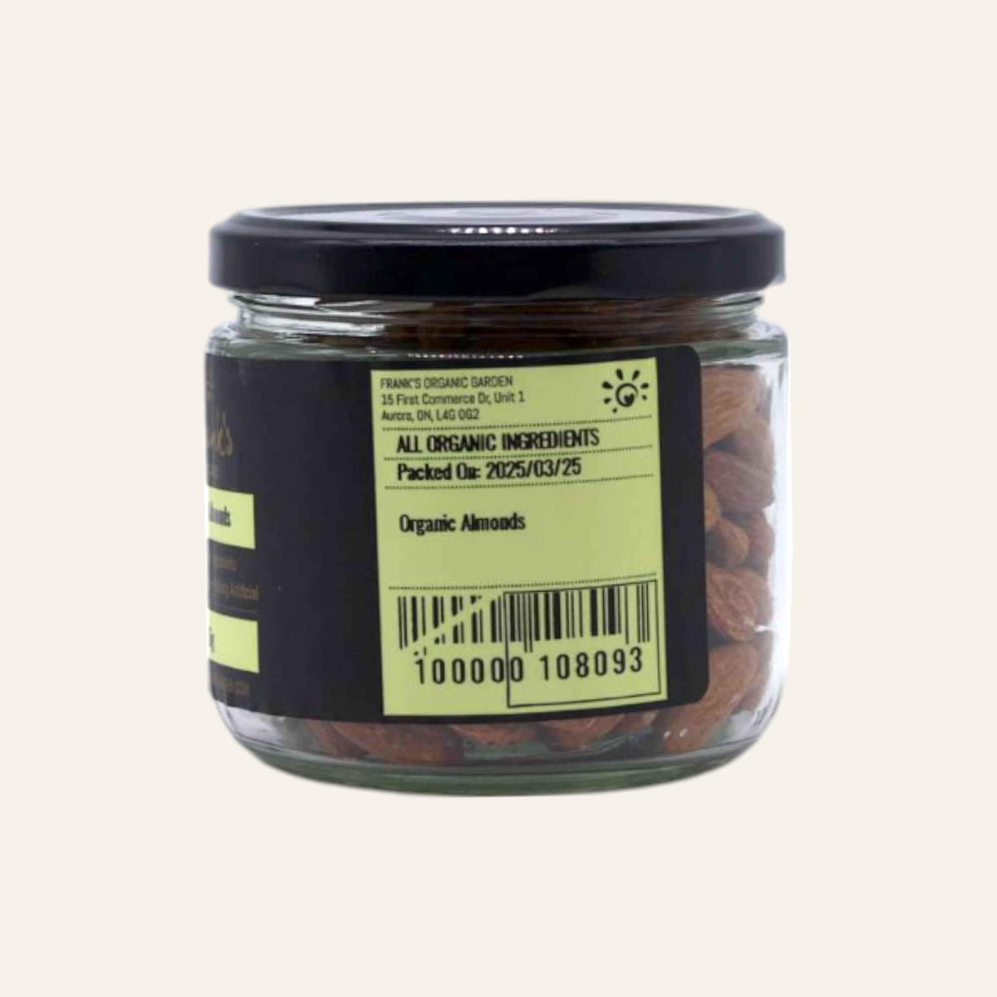 Frank's Organic Almonds 175g