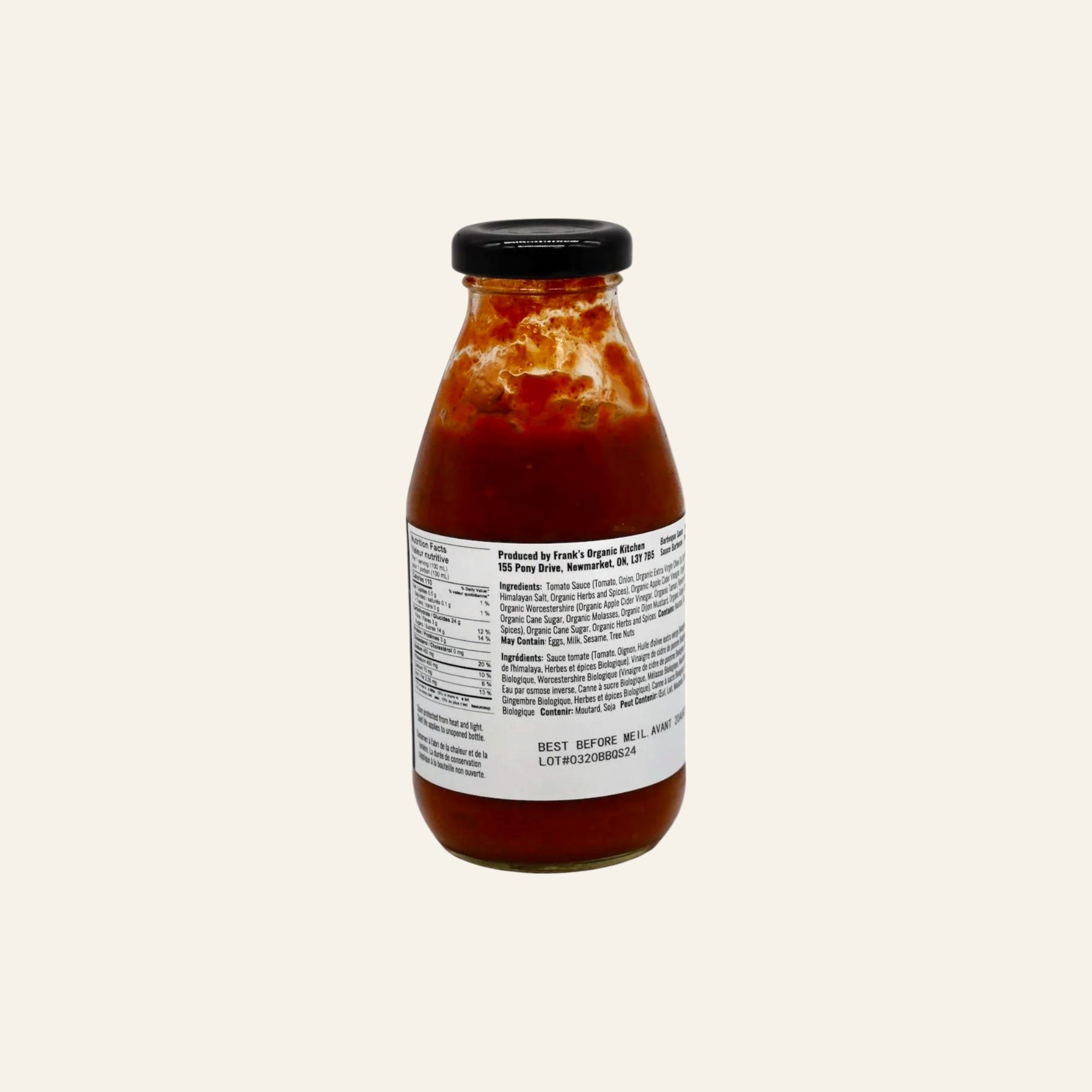 Frank's Organic Barbecue Sauce 300mL