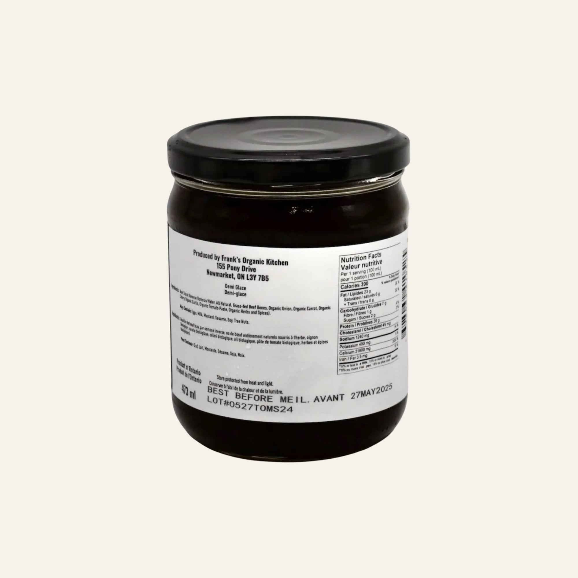 Frank's Organic Demi Glace 473mL