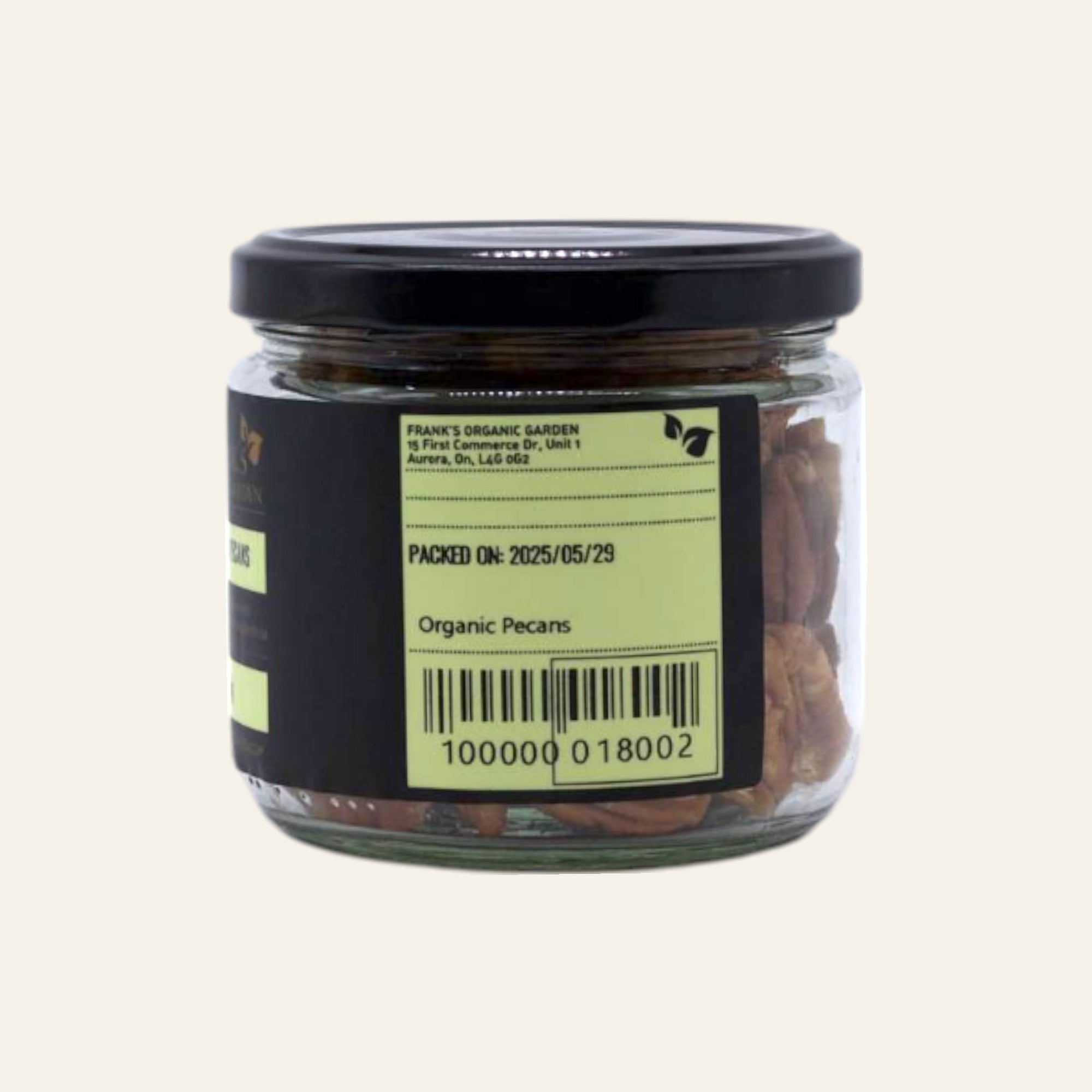 Frank’s Organic Pecans 140g