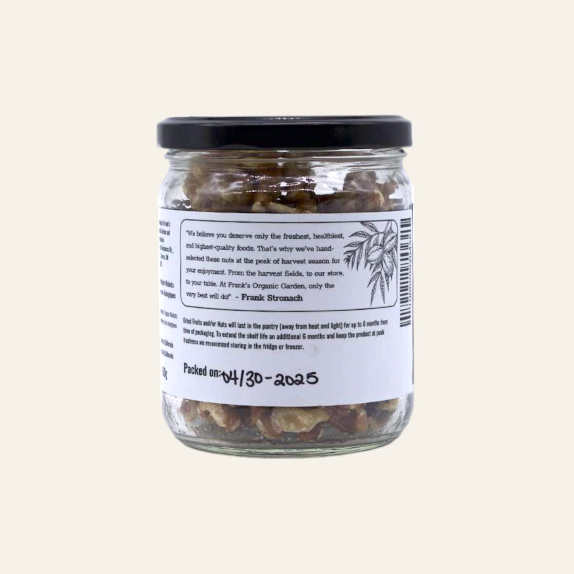 Frank’s Organic Walnuts 150g