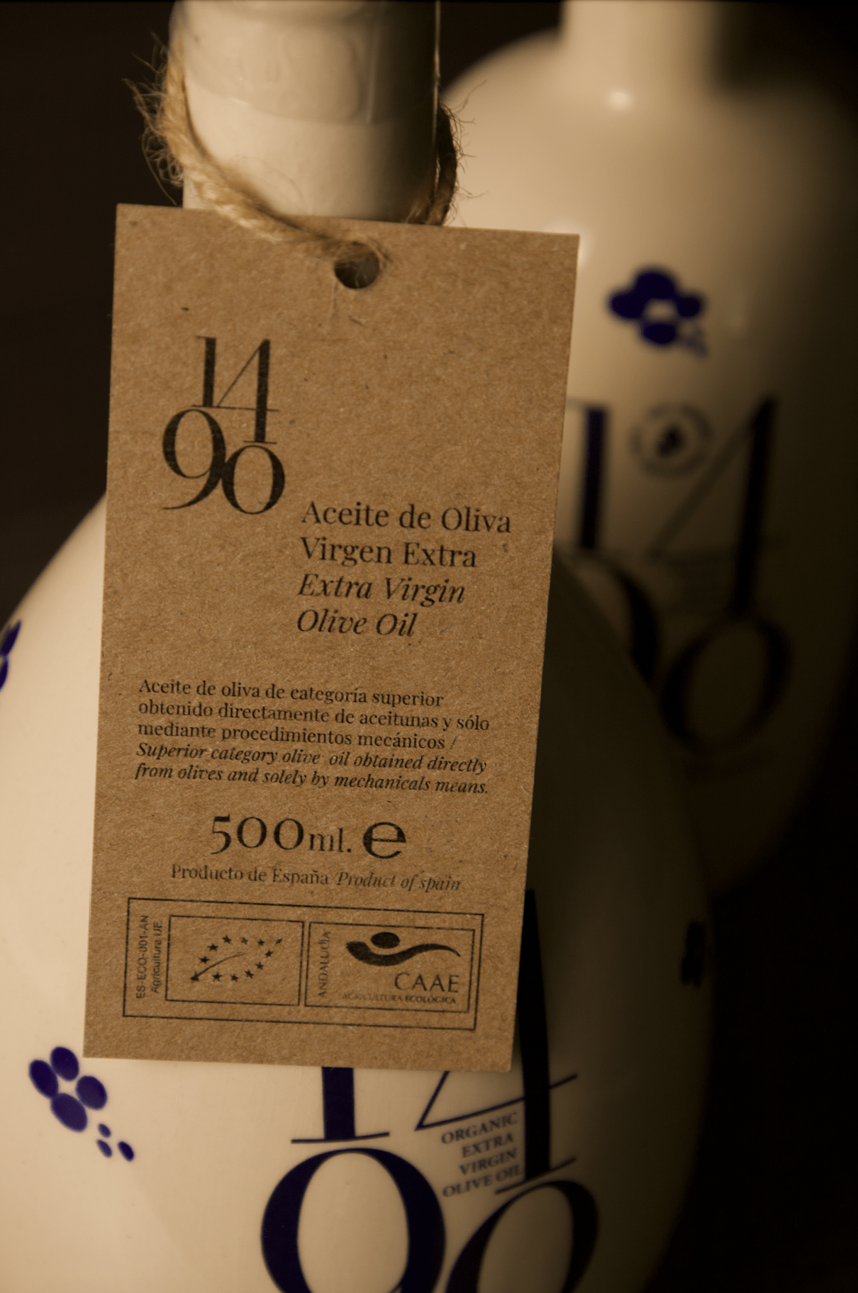 1490 Organic Extra Virgin Olive Oil 500mL