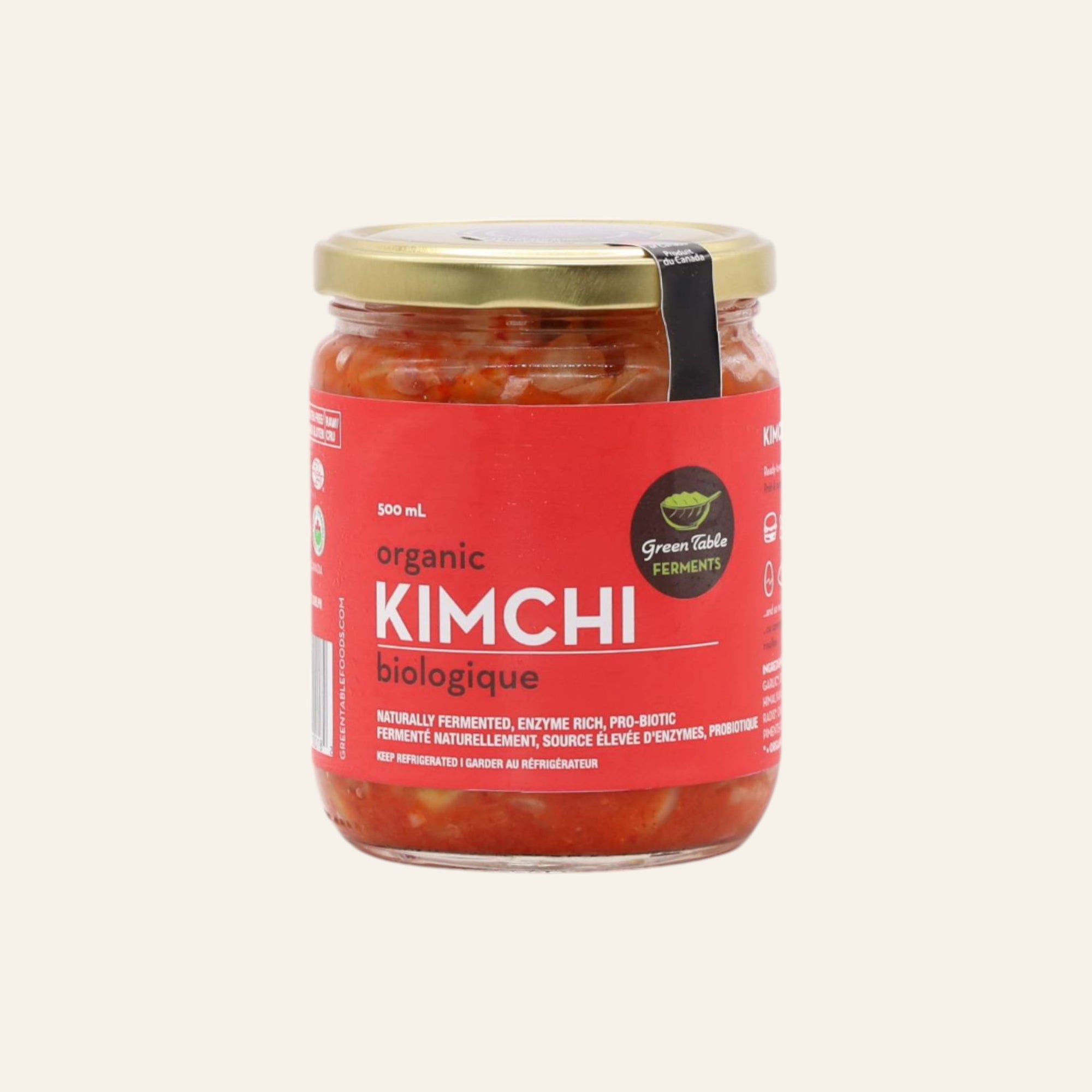 Green Table Organic Kimchi 500mL