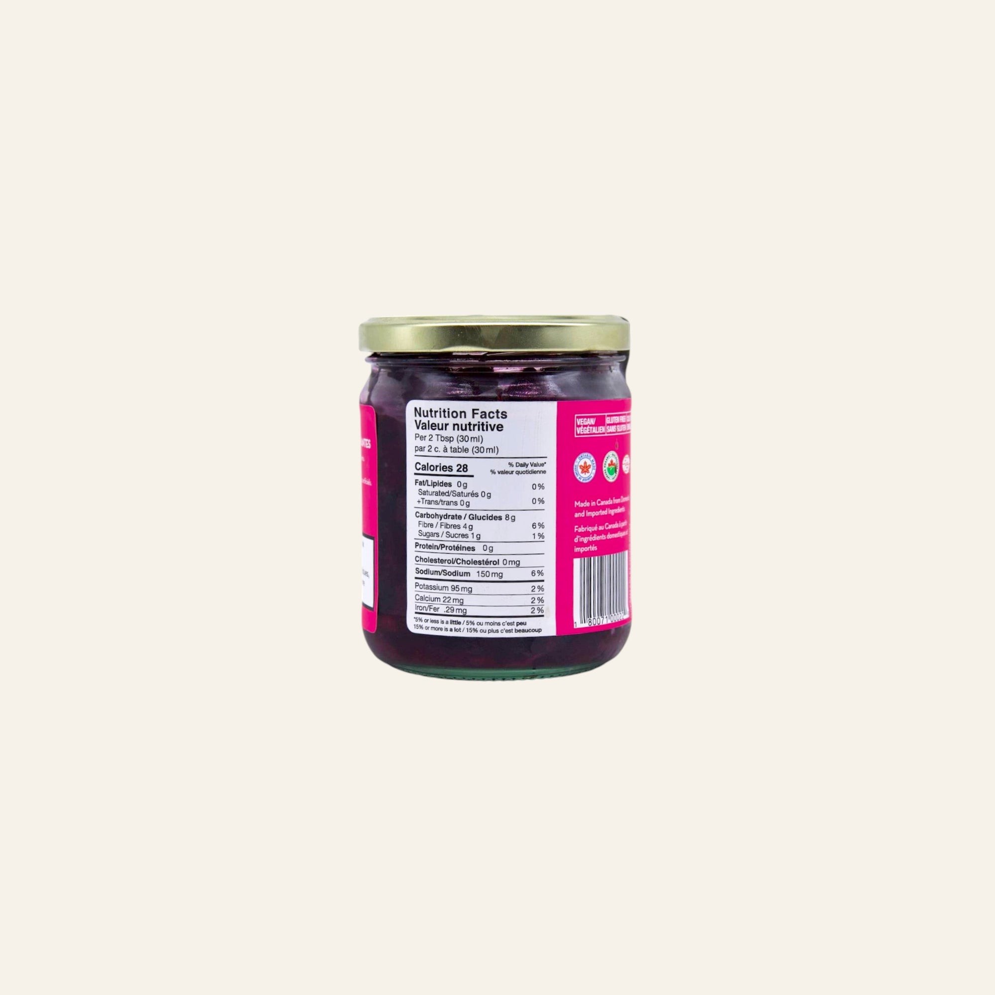 Green Table Organic Brine Fermented Beets 500mL
