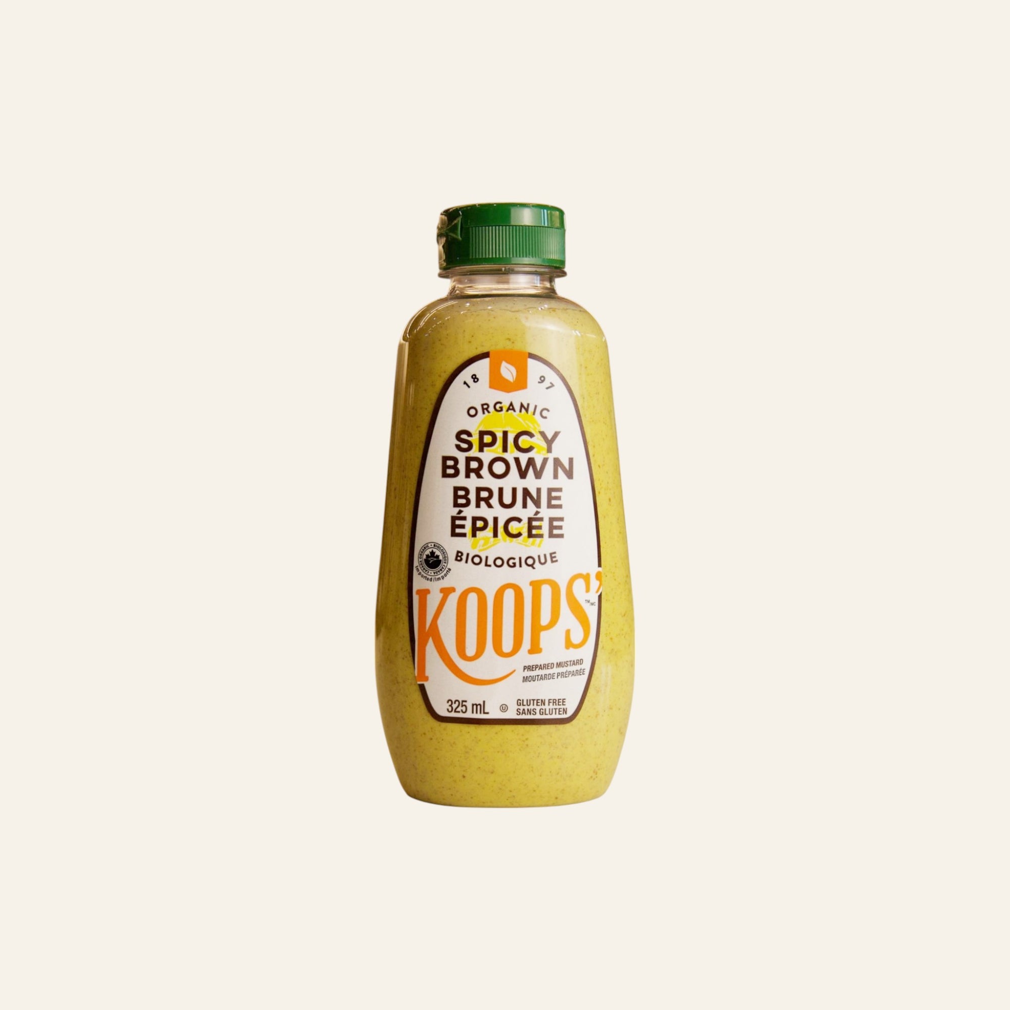Koops Organic Spicy Brown Mustard 325mL