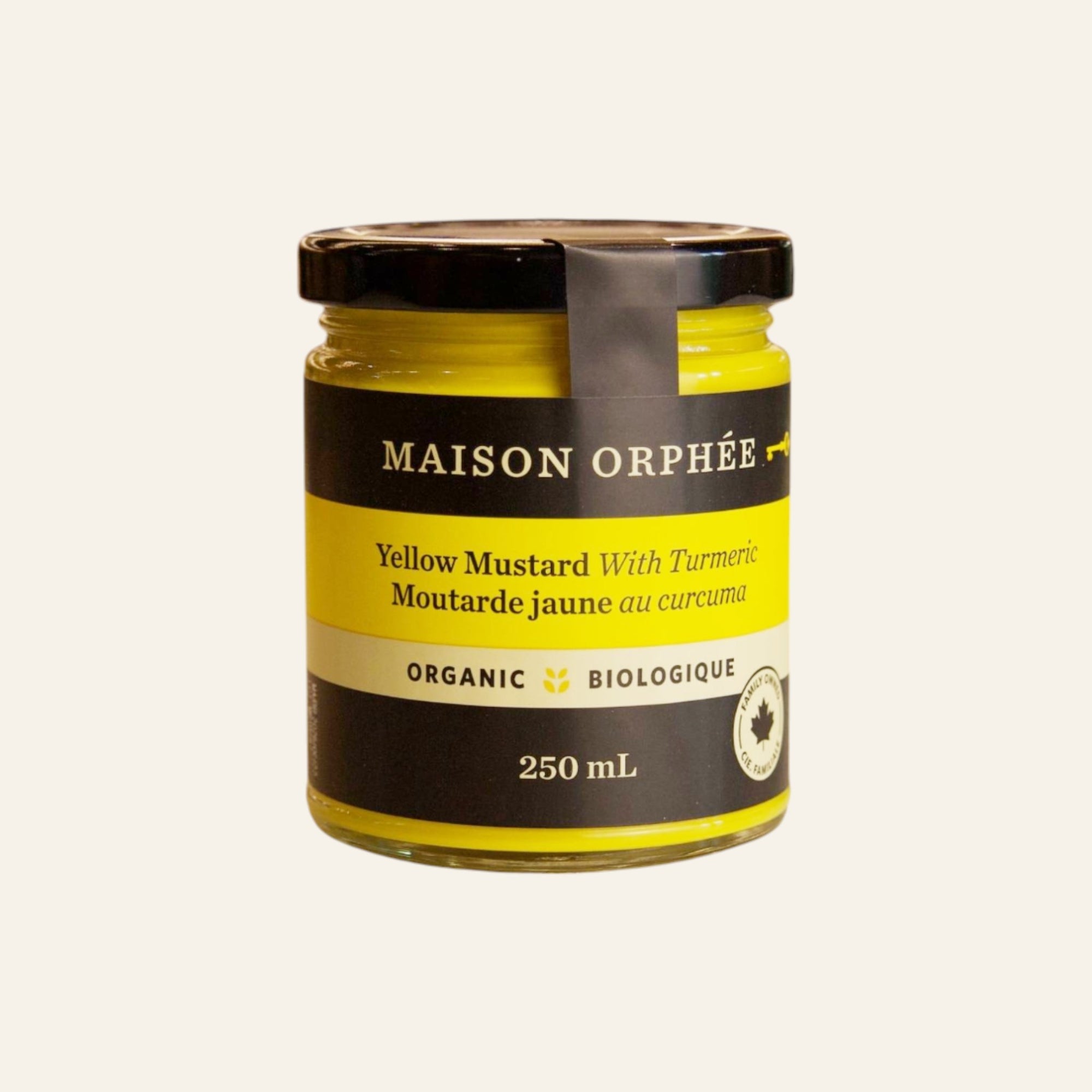 Maison Orphee Organic Yellow Mustard with Turmeric 250mL