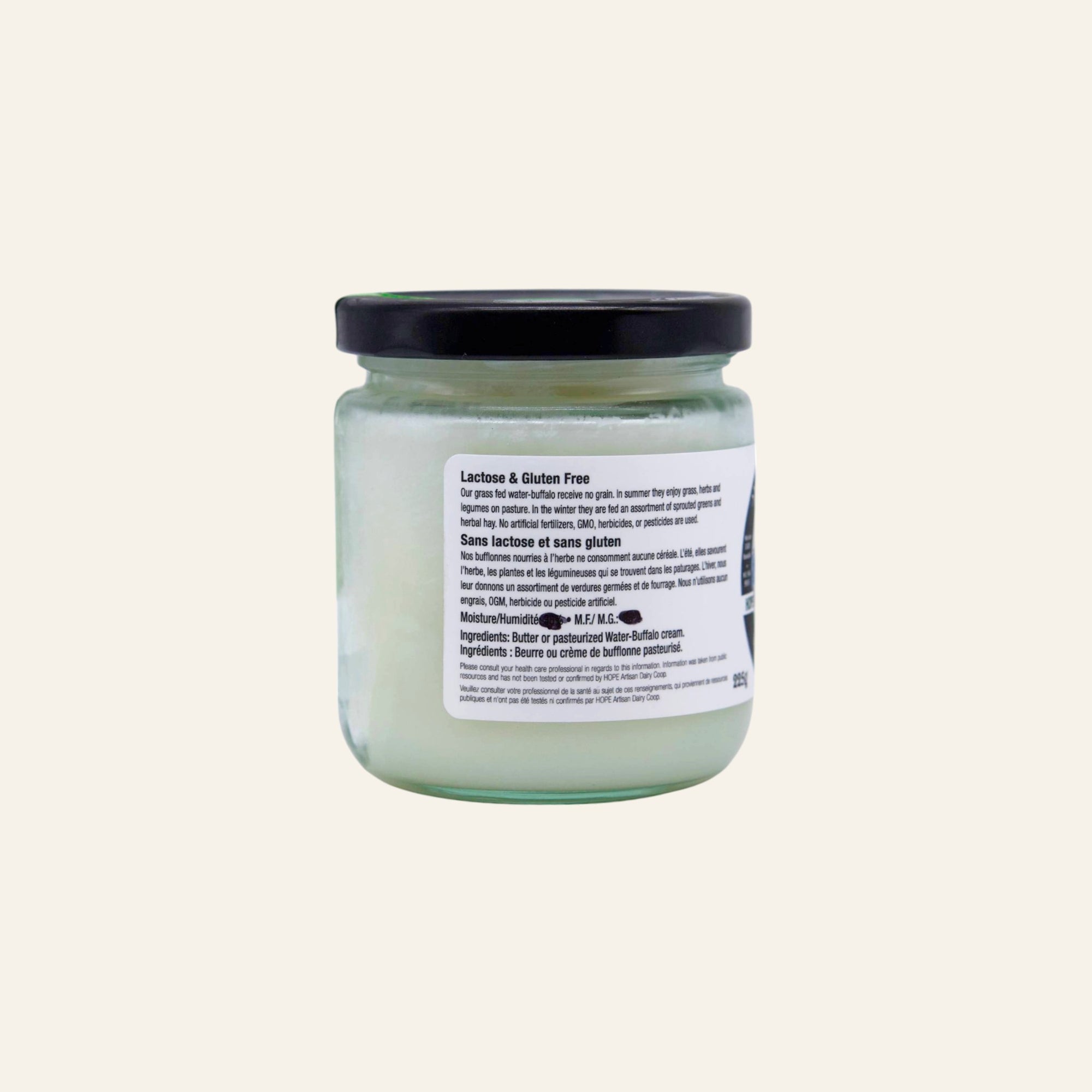 Water Buffalo Grass Fed Ghee 225g