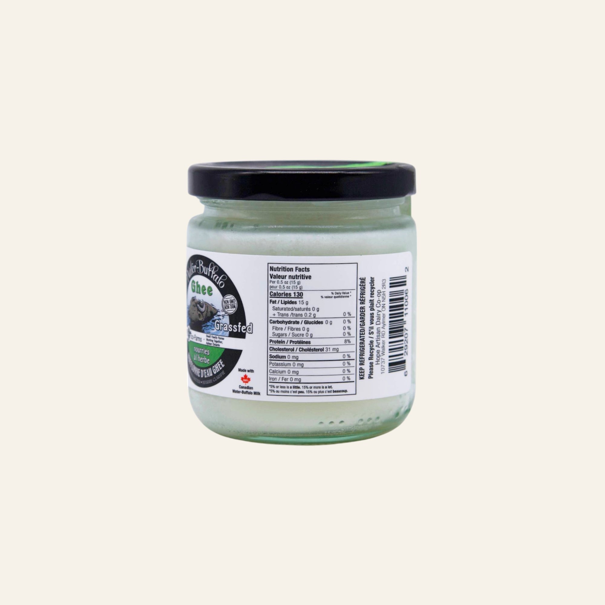 Water Buffalo Grass Fed Ghee 225g