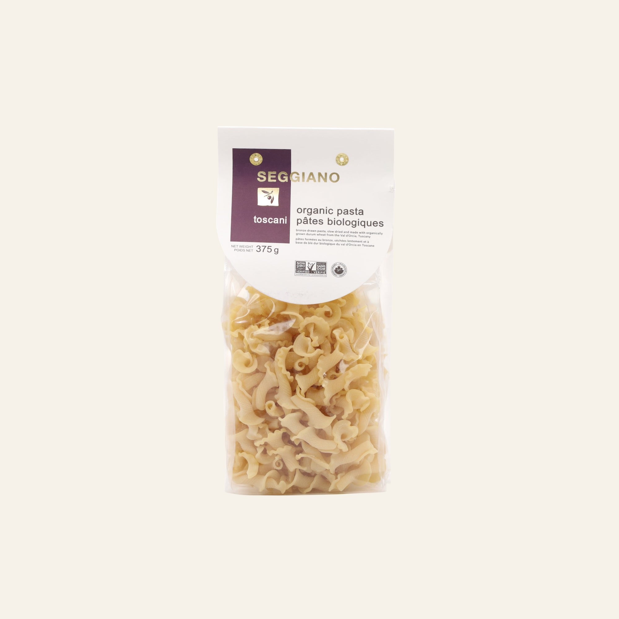 Seggiano Organic Toscani Pasta 375g