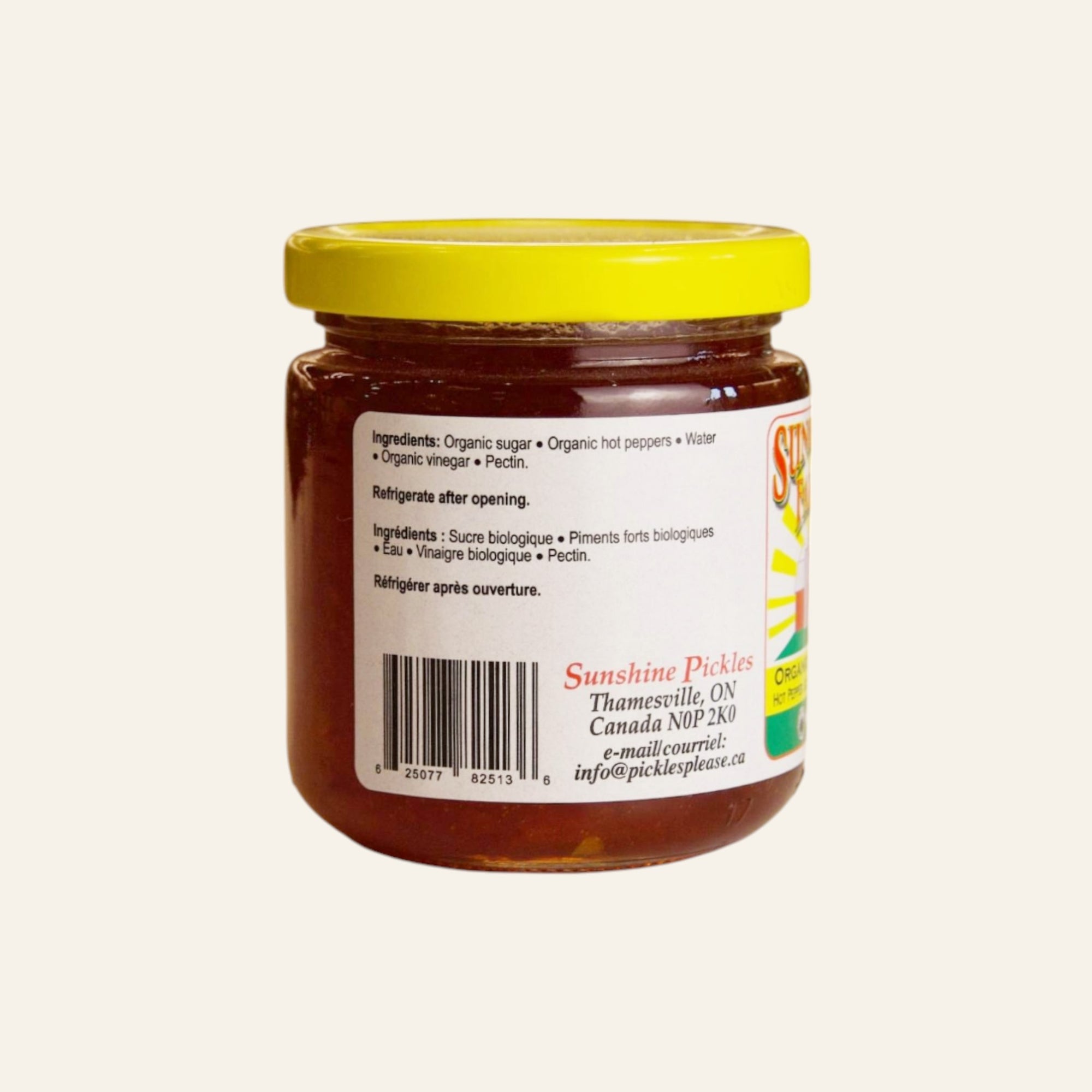 Sunshine Farms Organic Hot Pepper Jelly 250mL