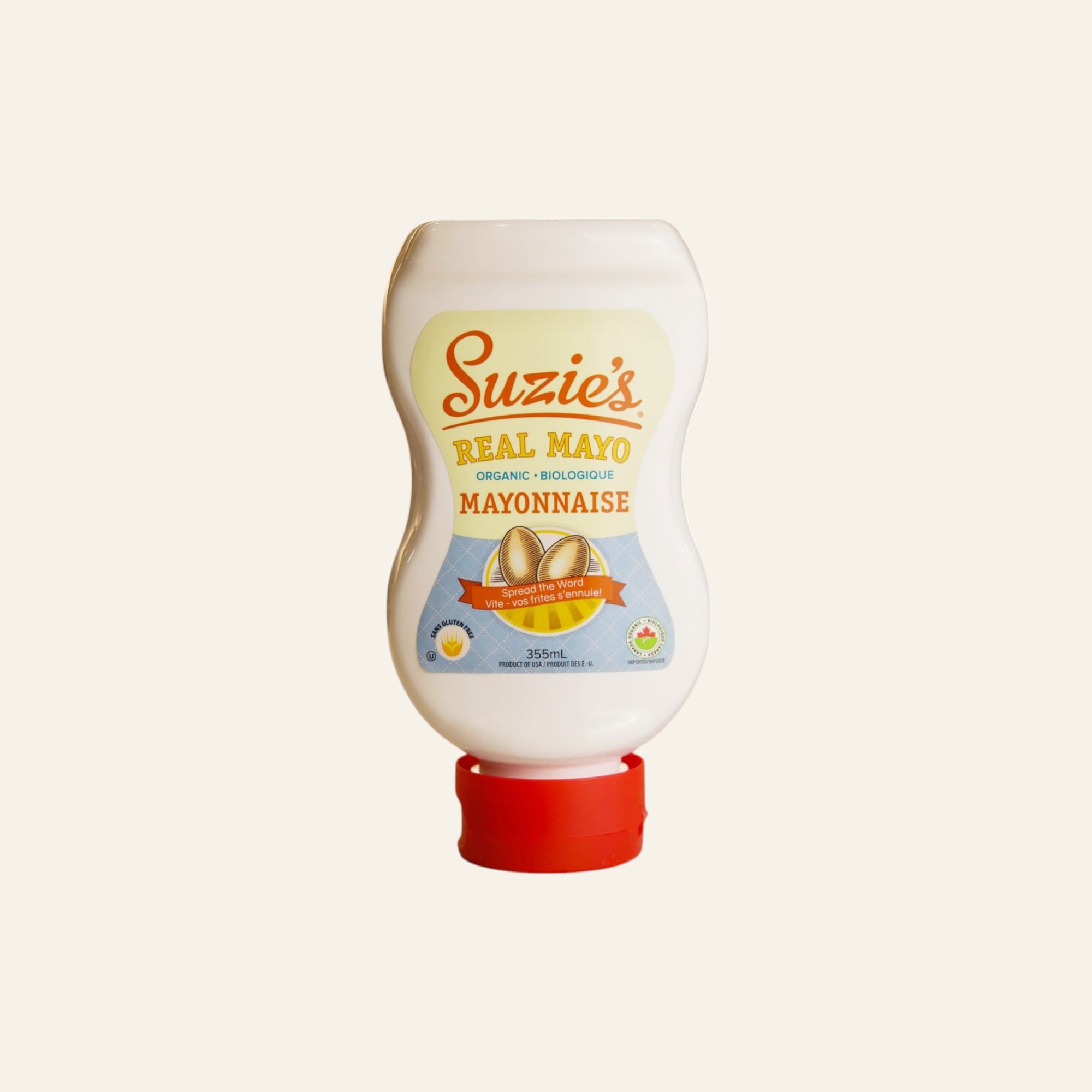 Suzie's Organic Real Mayonnaise 355mL