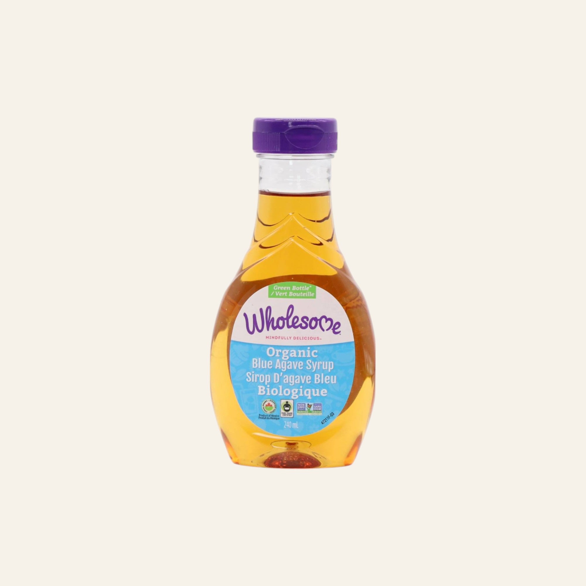 Wholesome Organic Blue Agave Syrup 240mL