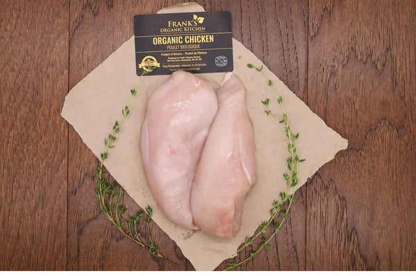 Boneless Skinless Organic Chicken Breast ~600g/2pc