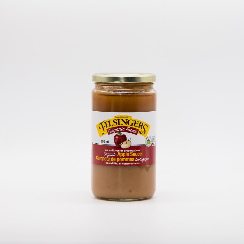 Filsinger's Organic Apple Sauce, 750mL