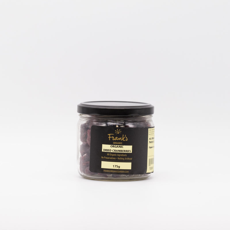 Organic Dried Cranberries, 175g