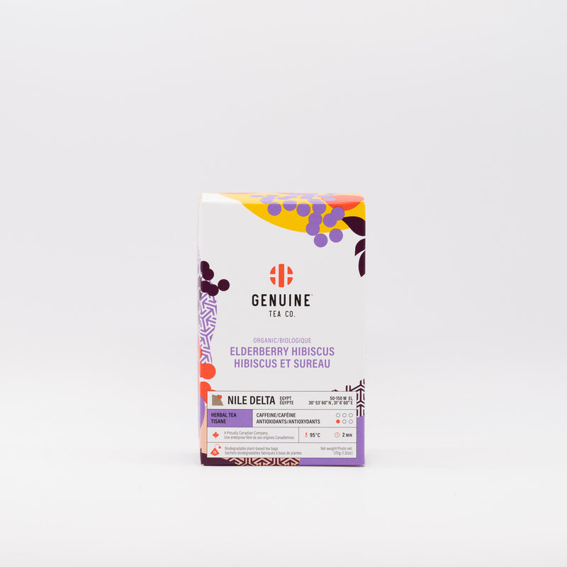 Organic Elderberry Hibiscus Herbal Tea