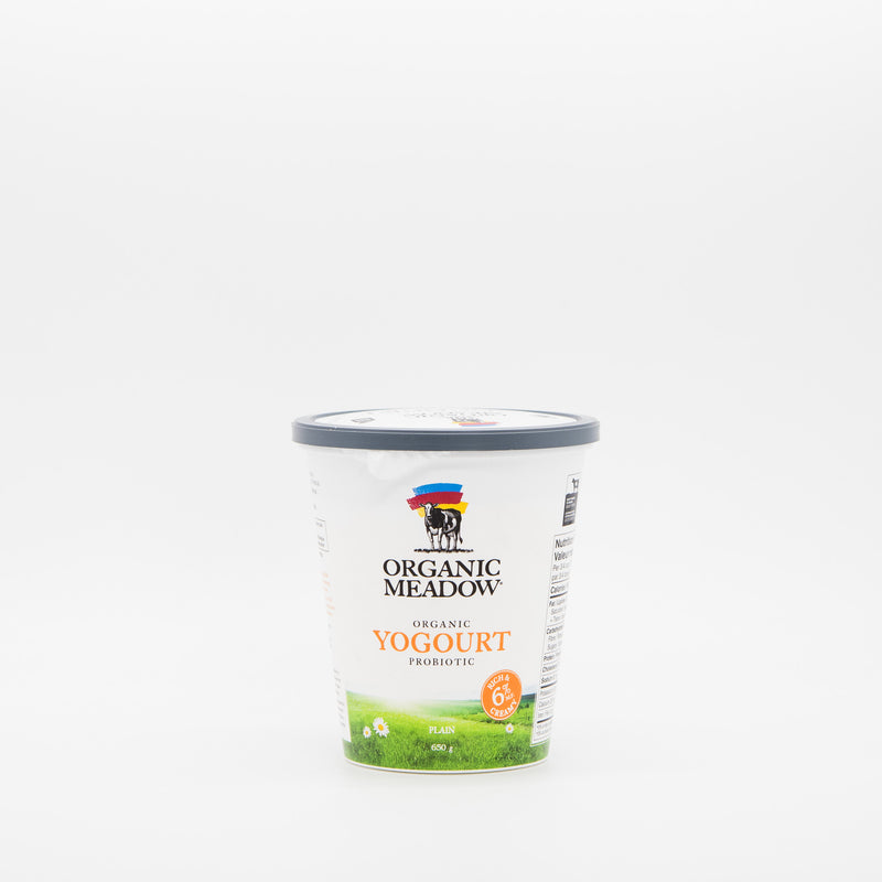 Organic Meadow Plain Yogurt 6%