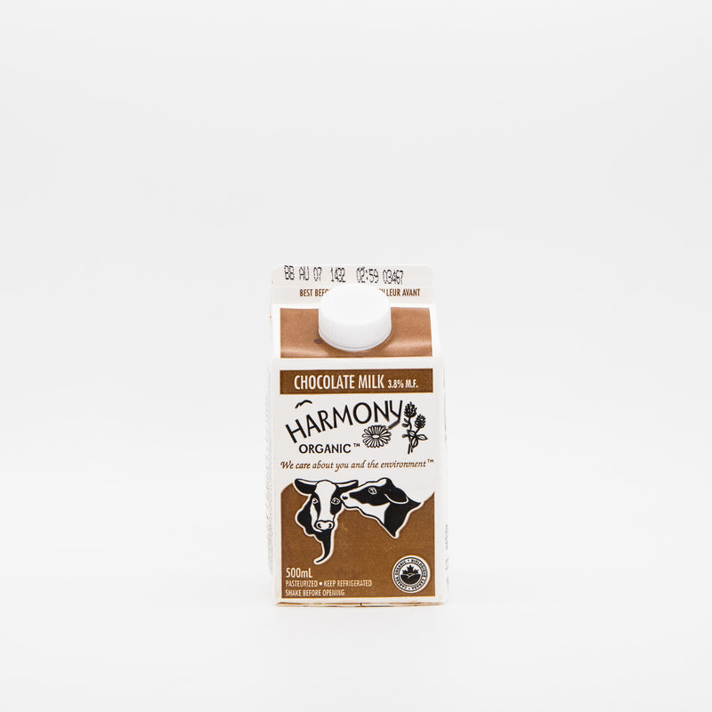 Harmony 3.8% Chocolate Milk 500mL