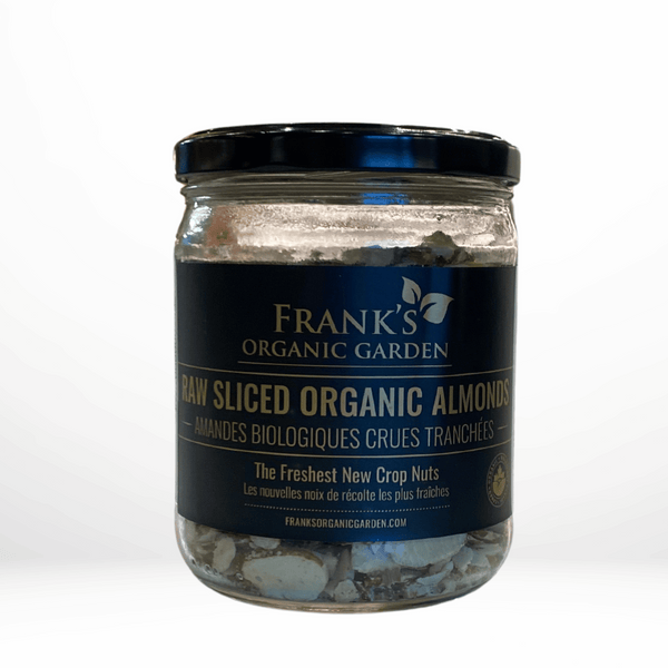 Franks' Raw Sliced Organic  Almonds 150g
