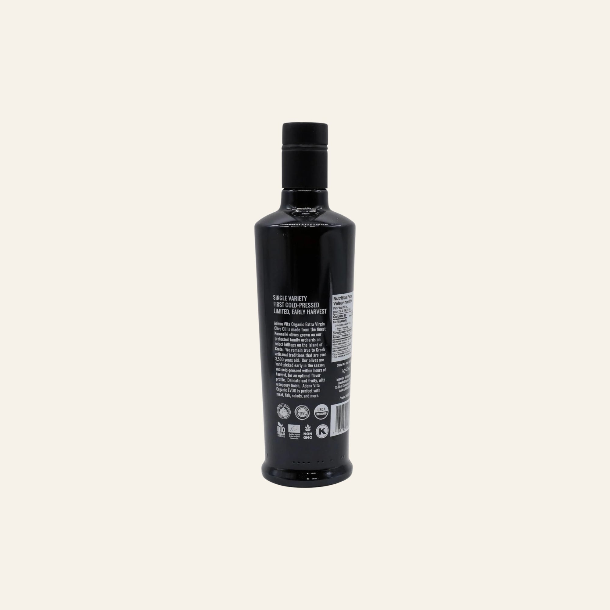 Adena Vita Organic Extra Virgin Olive Oil 500mL