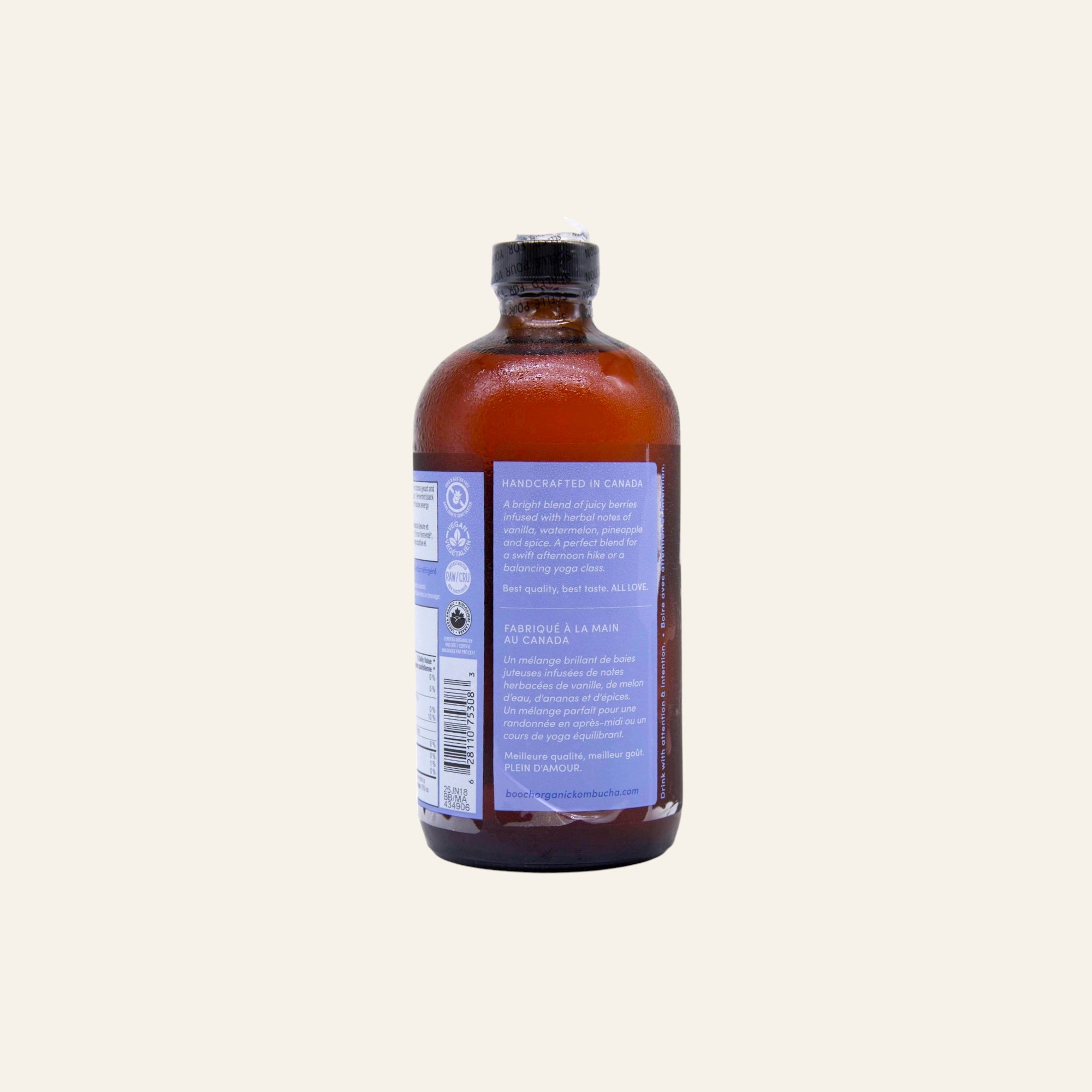 Booch Organic Blueberry Holy Basil Kombucha 473ml