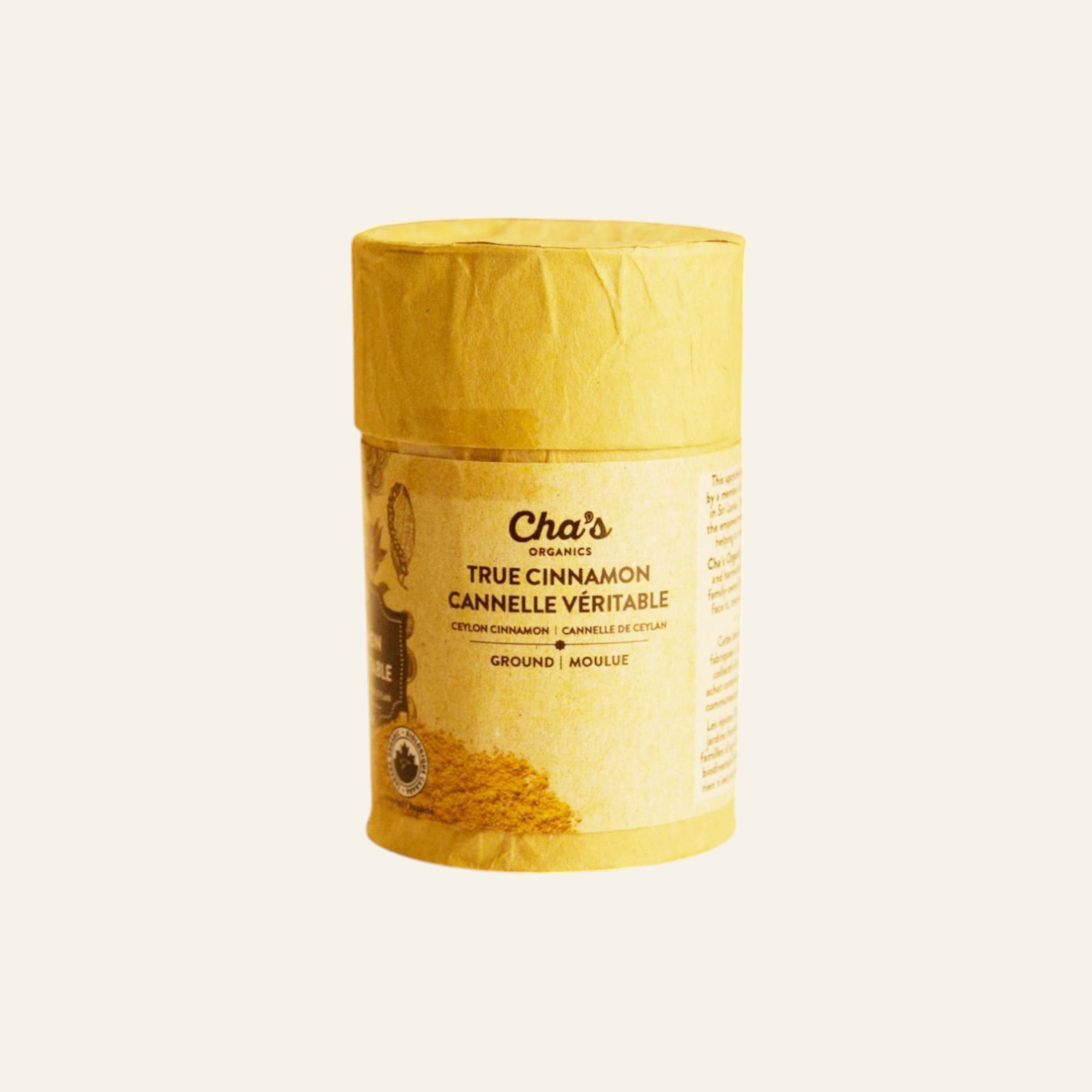 Cha's Organics True Cinnamon Ground 30g