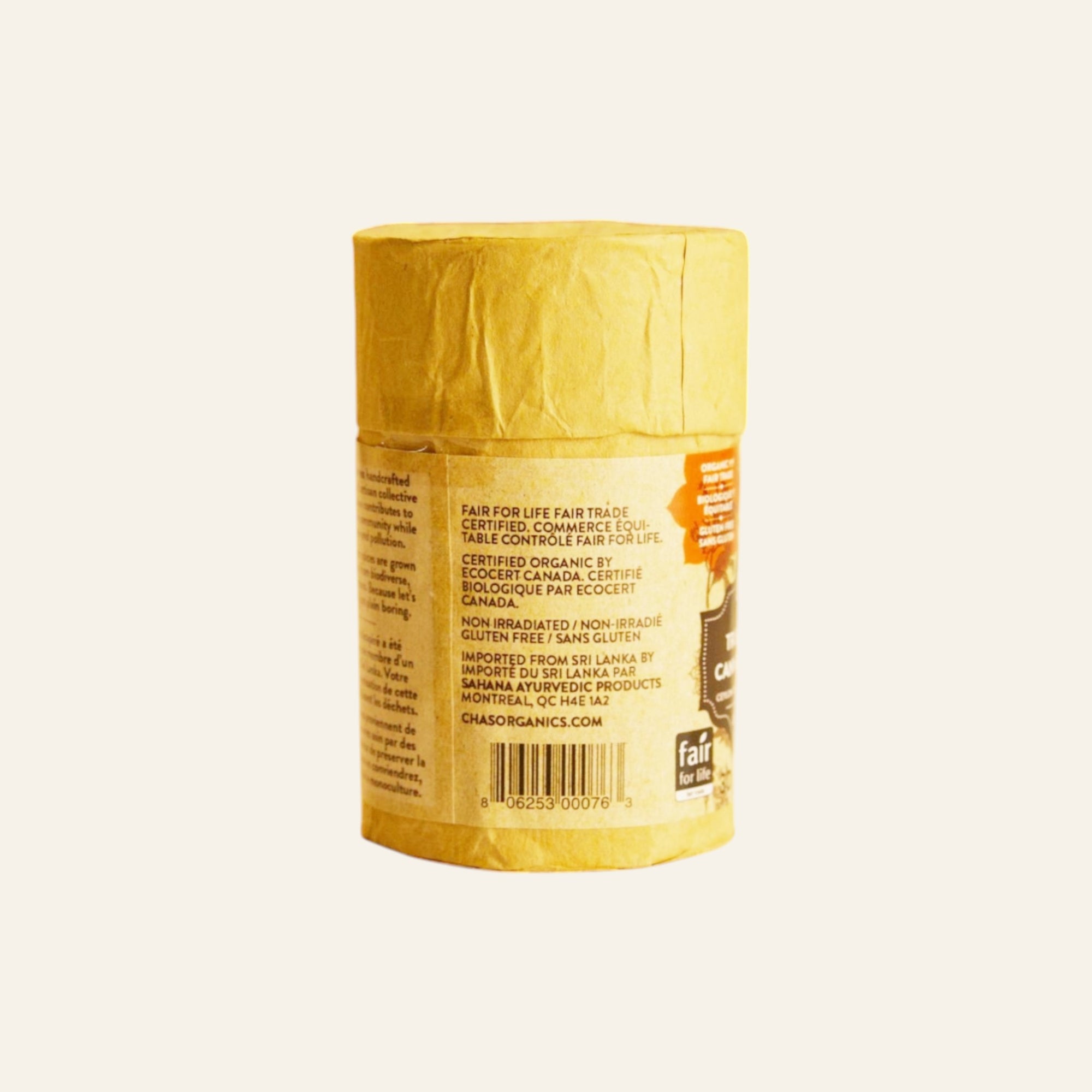 Cha's Organics True Cinnamon Ground 30g