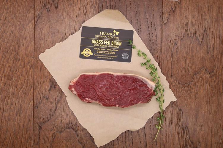 Grass-Fed Bison Striploin Steak