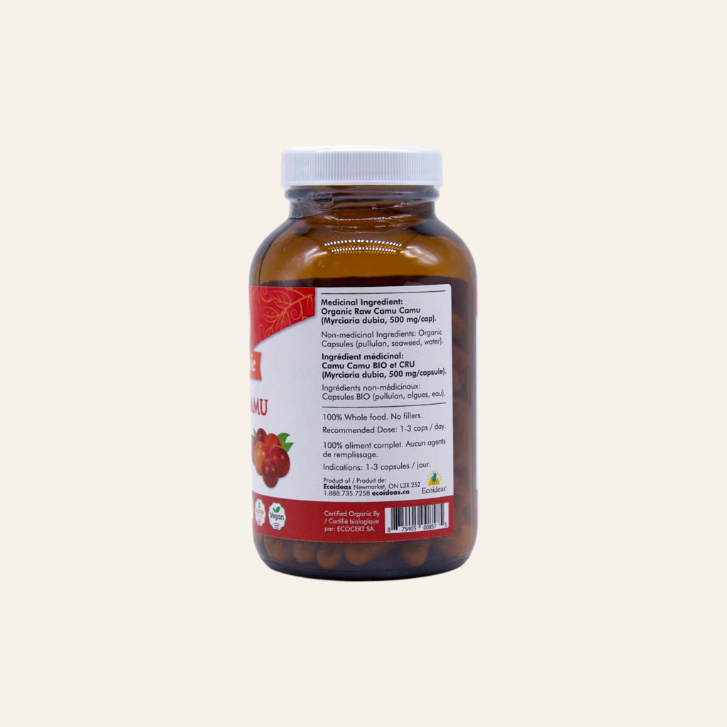 Ecoideas Organic Camu Camu 120 Capsules