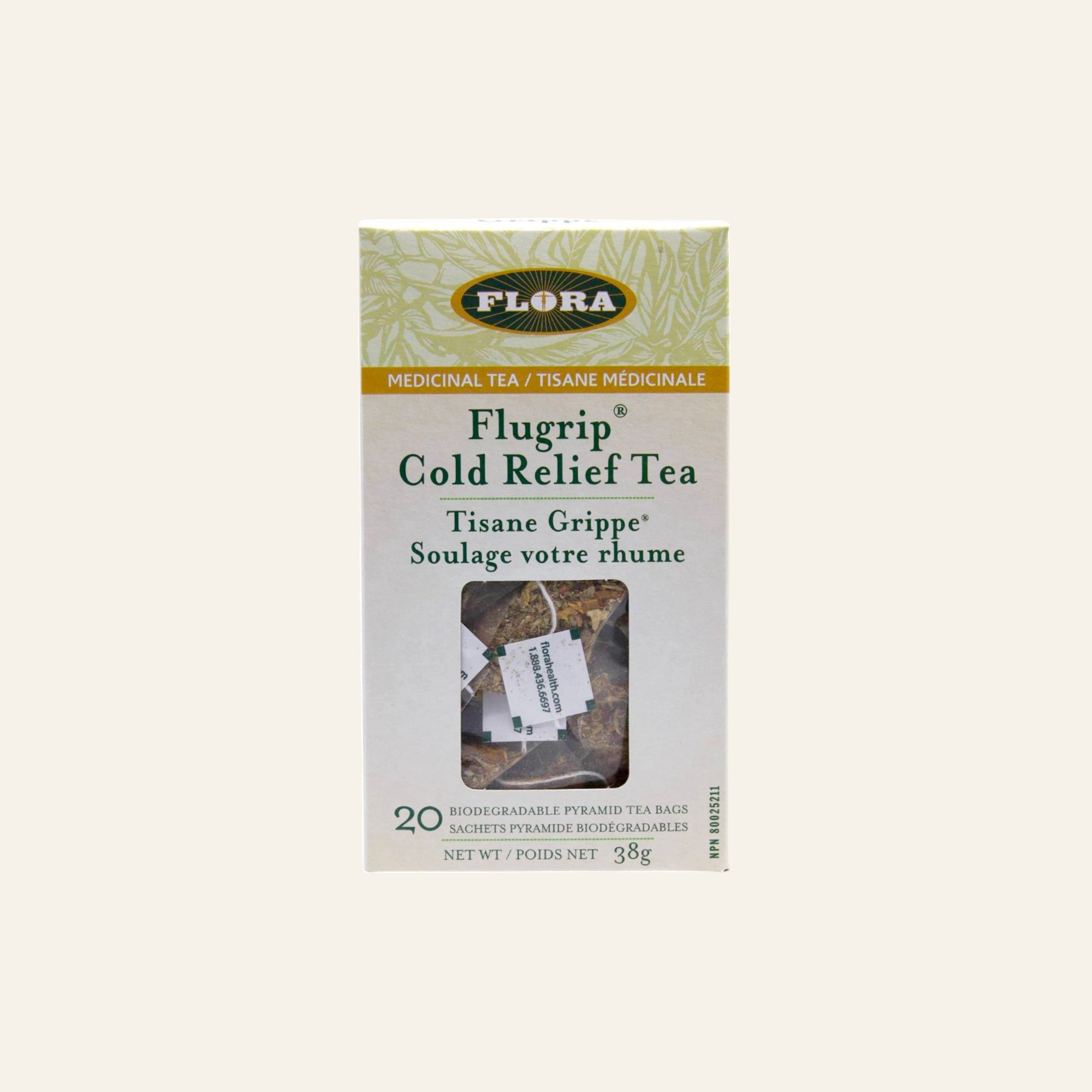 Flora Flugrip Cold Relief Tea 20 bags