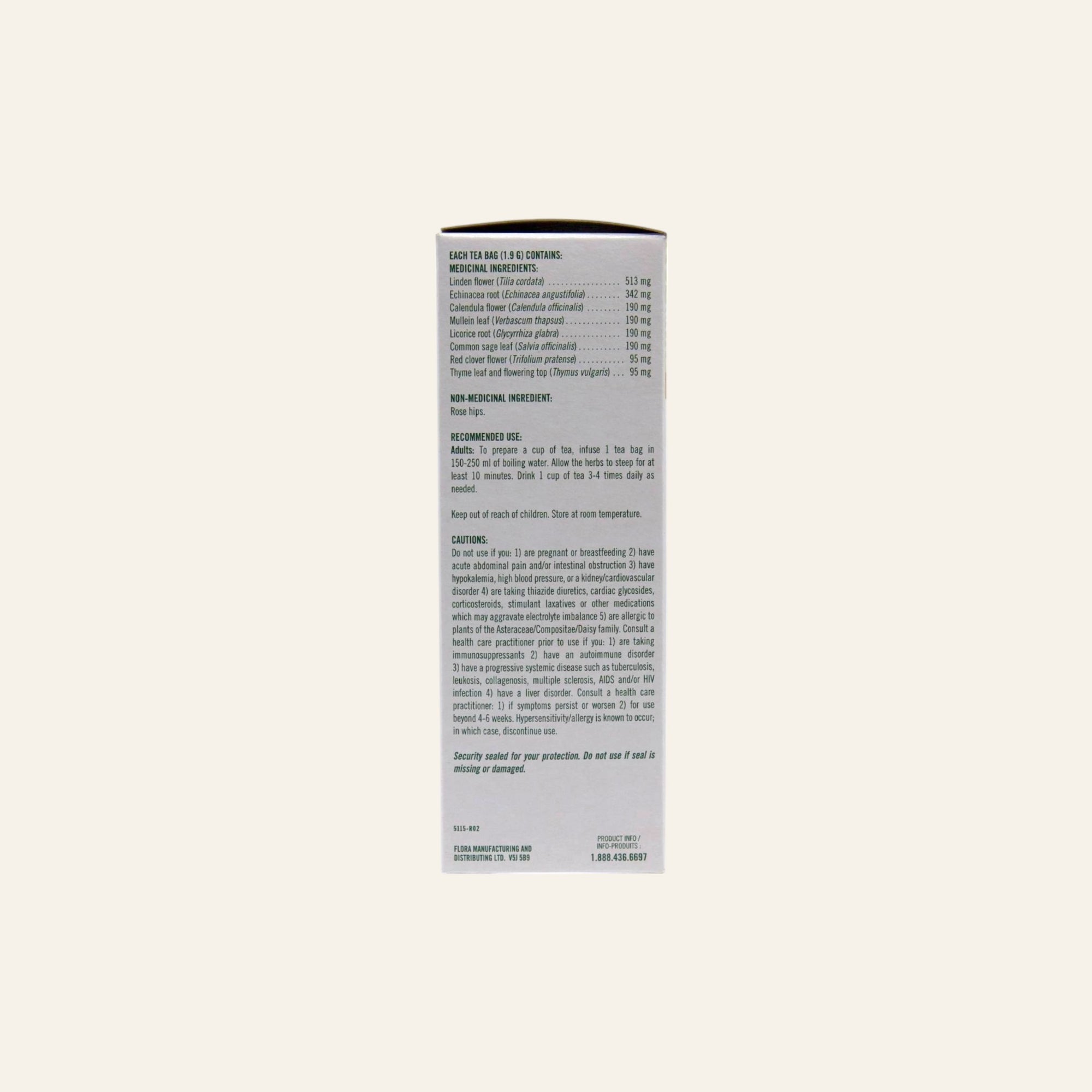 Flora Flugrip Cold Relief Tea 20 bags