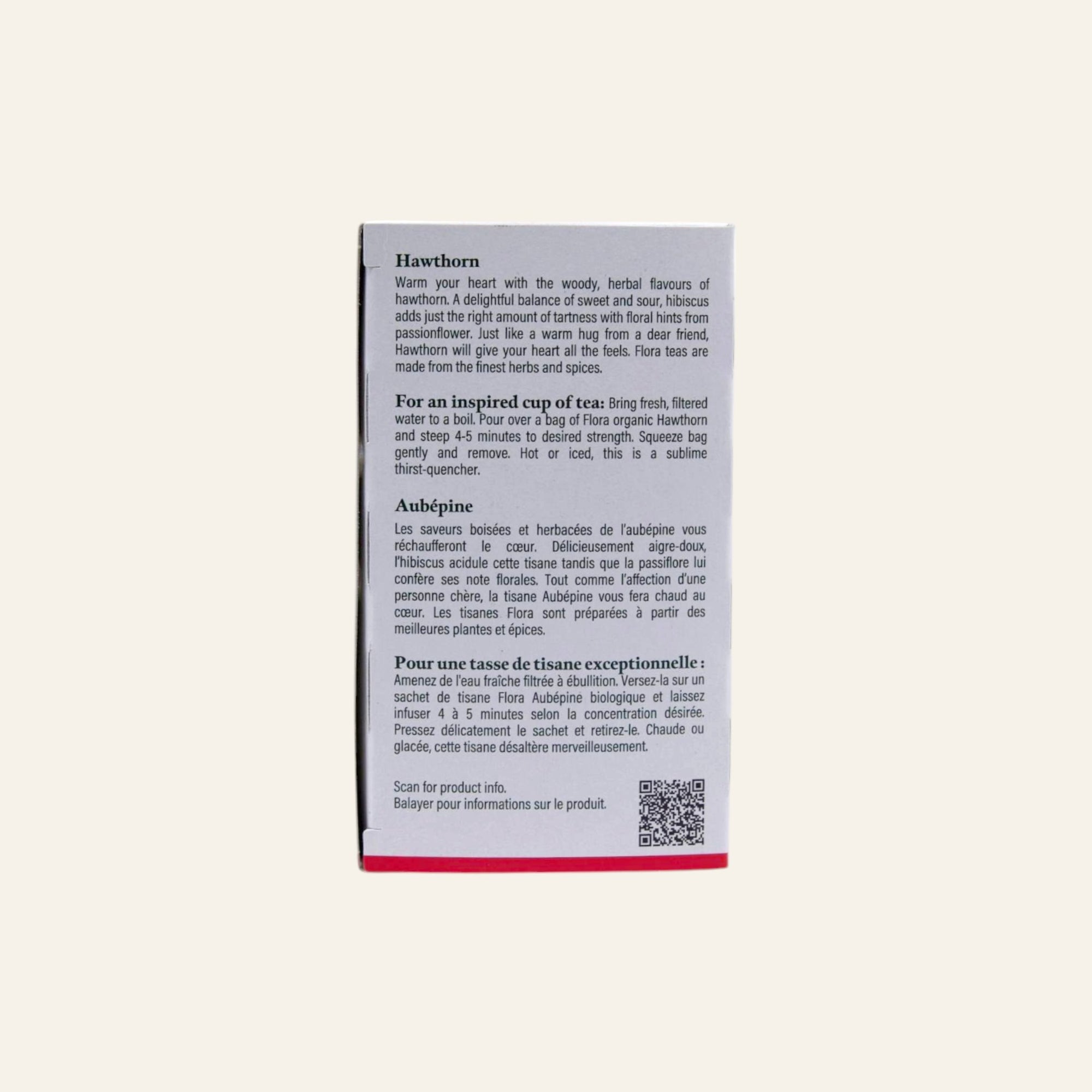 Flora Organic Hawthorn Tea 16 Bags