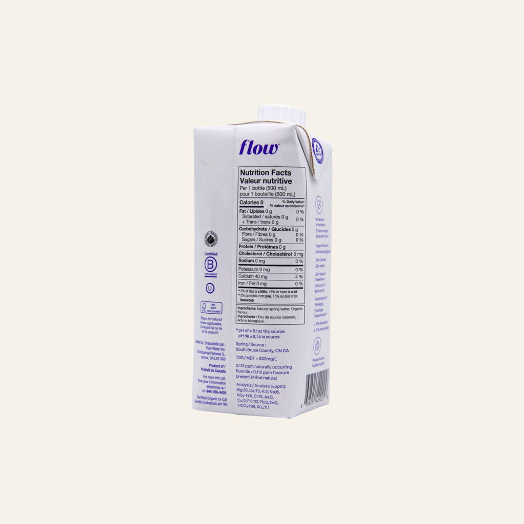 Flow Organic Cucumber Mint Water 500mL