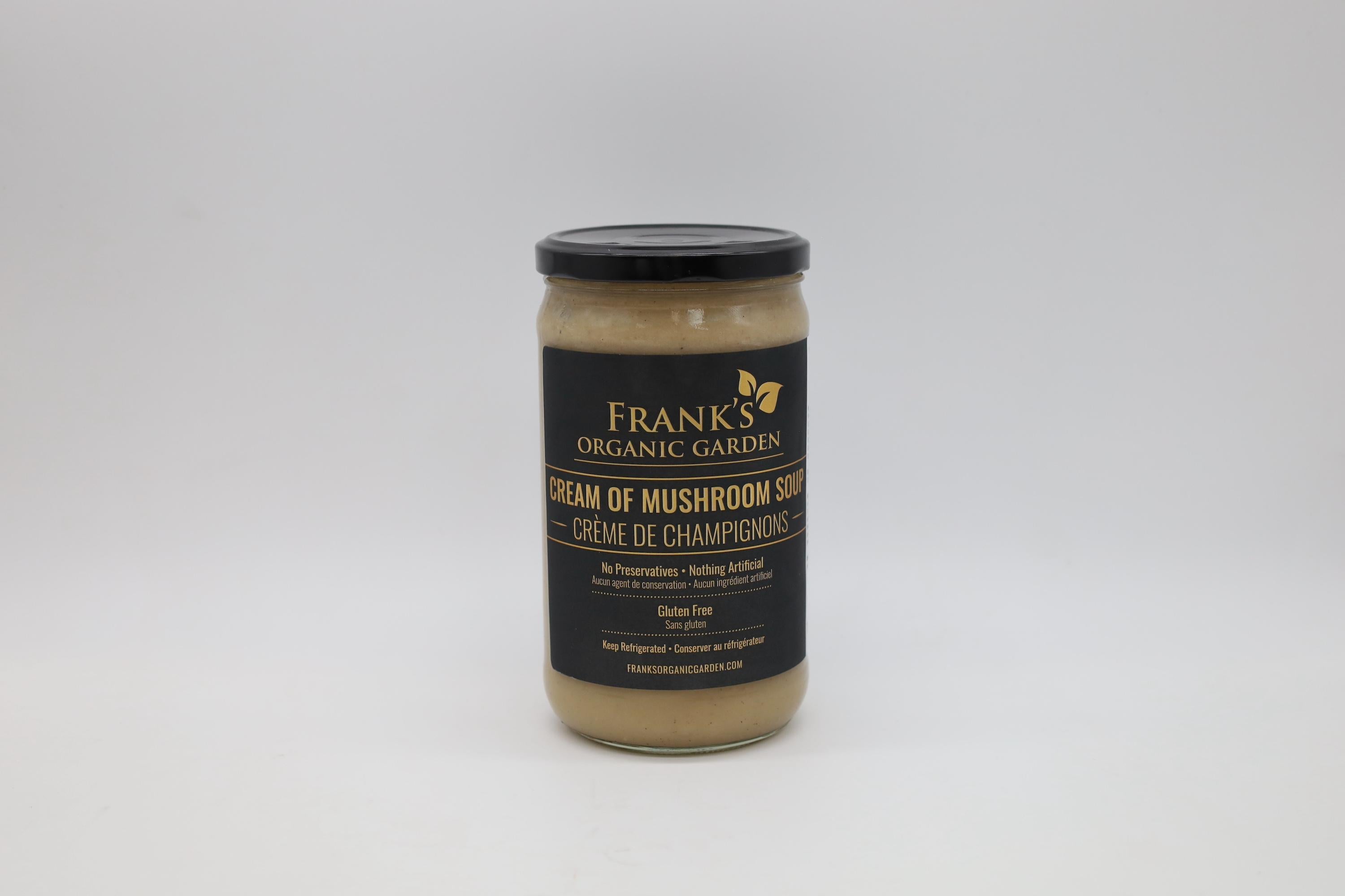 Frank's Organic Cream of Mushroom Soup 710mL