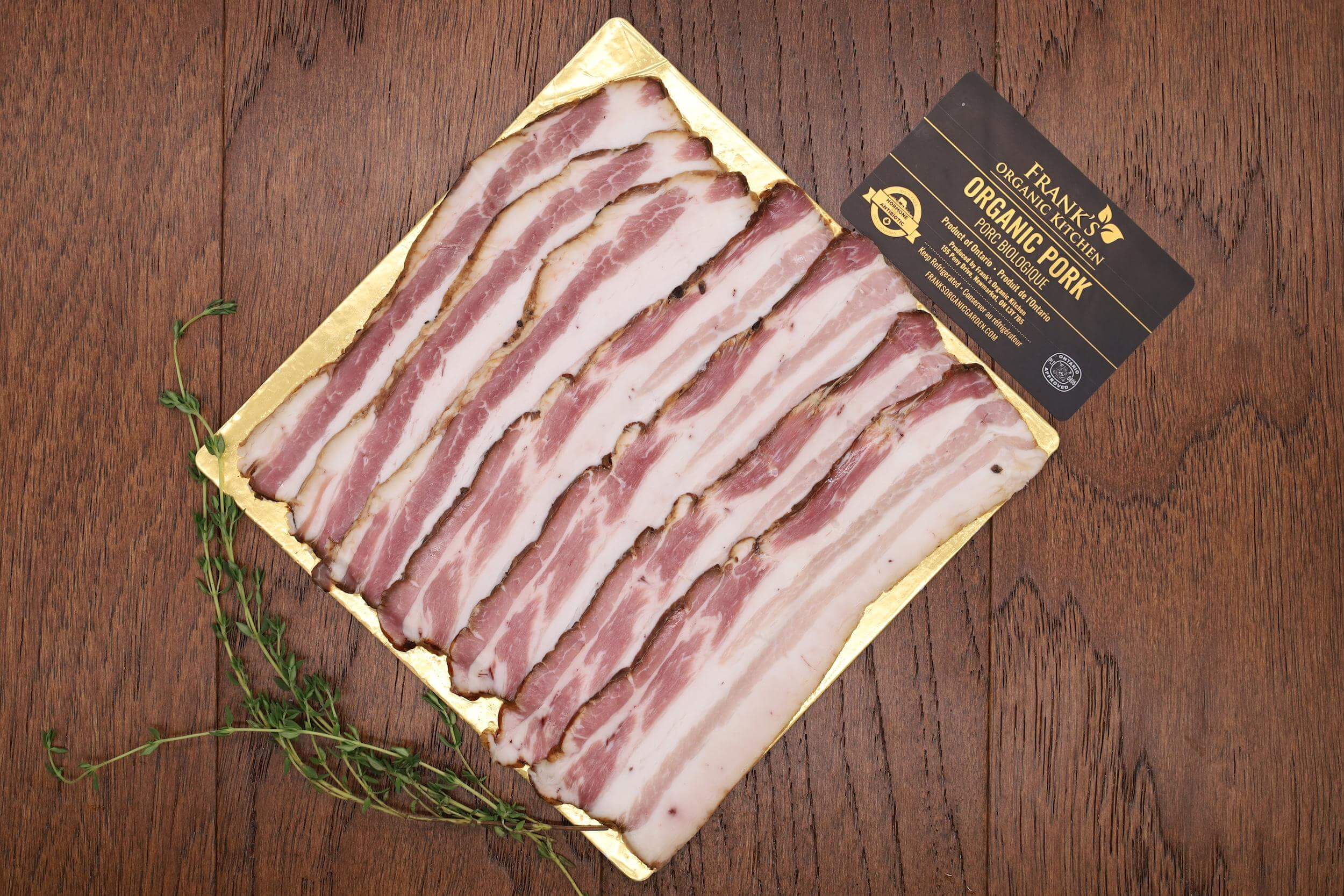 Double Smoked Organic Pork Bacon 250g