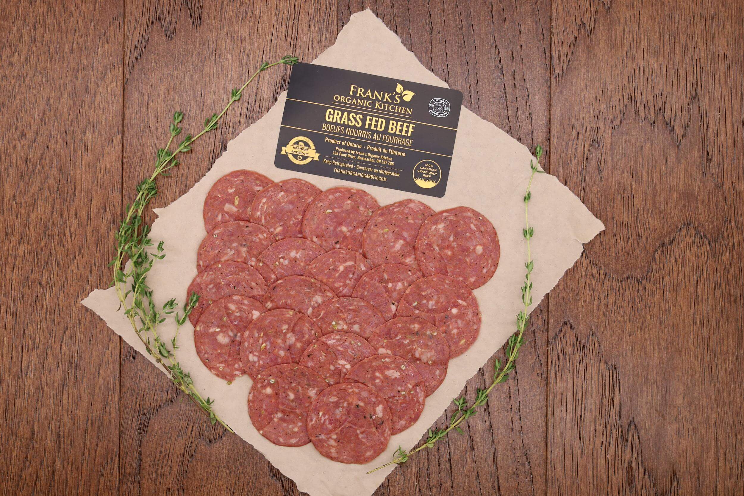 Grass-Fed Beef Pepperoni 100g