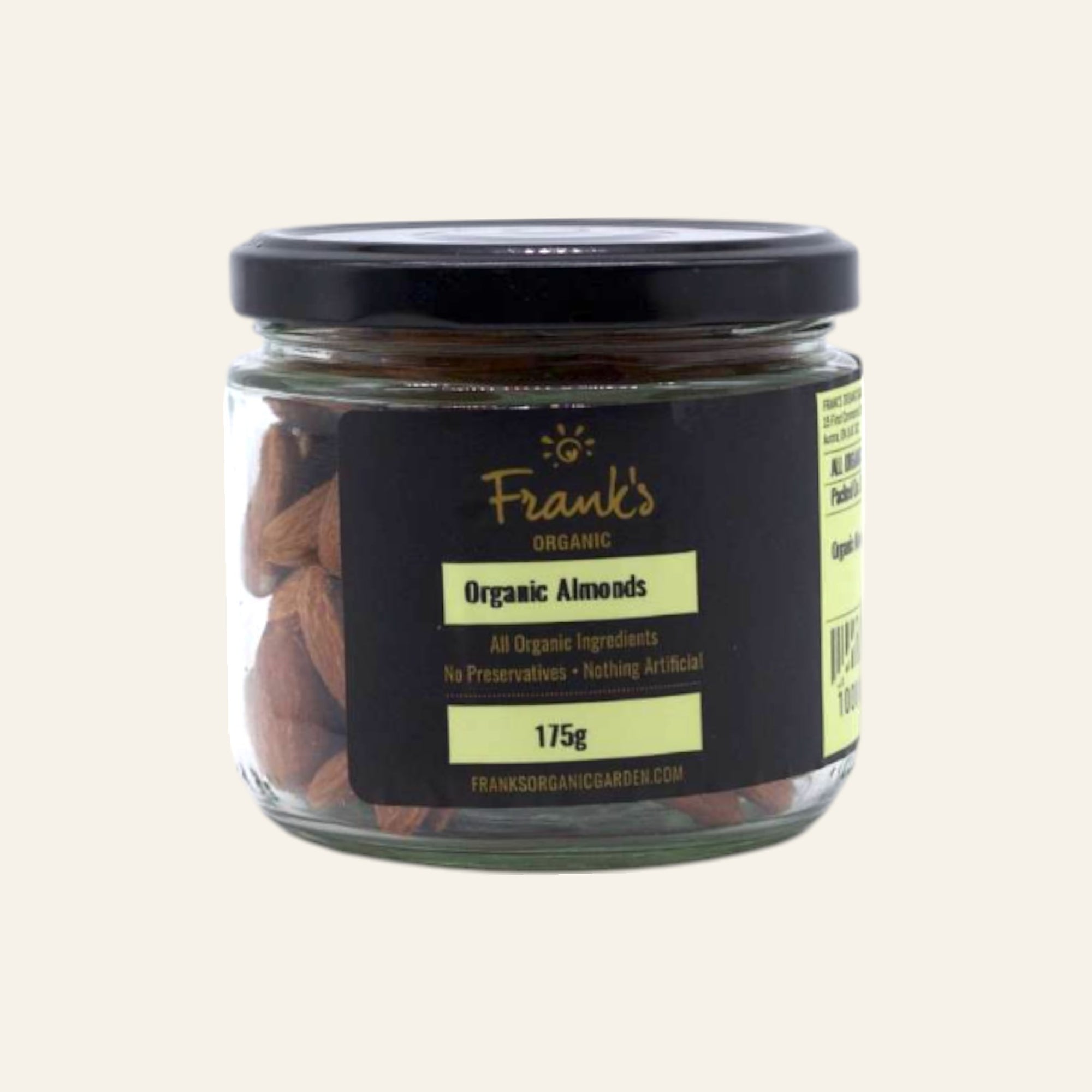Frank's Organic Almonds 175g