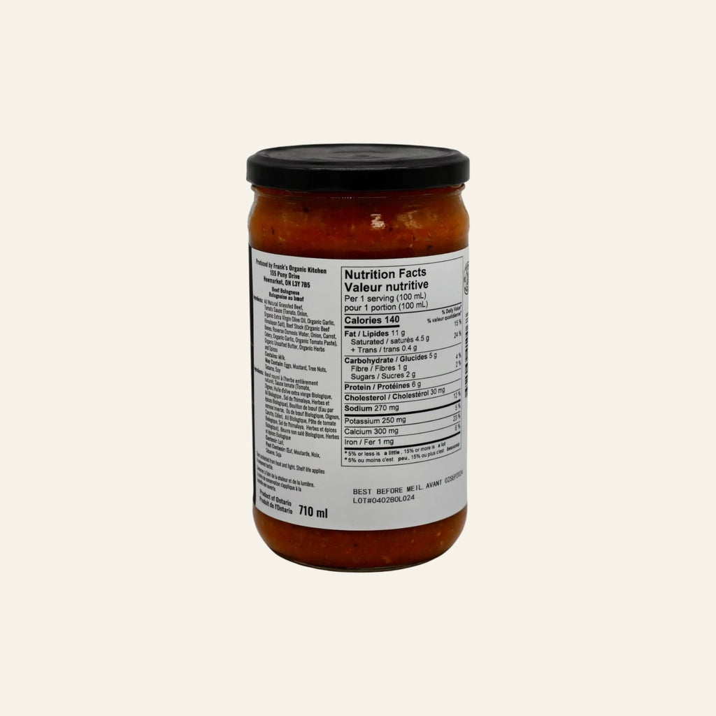 Frank's Beef Bolognese Ragu 710mL