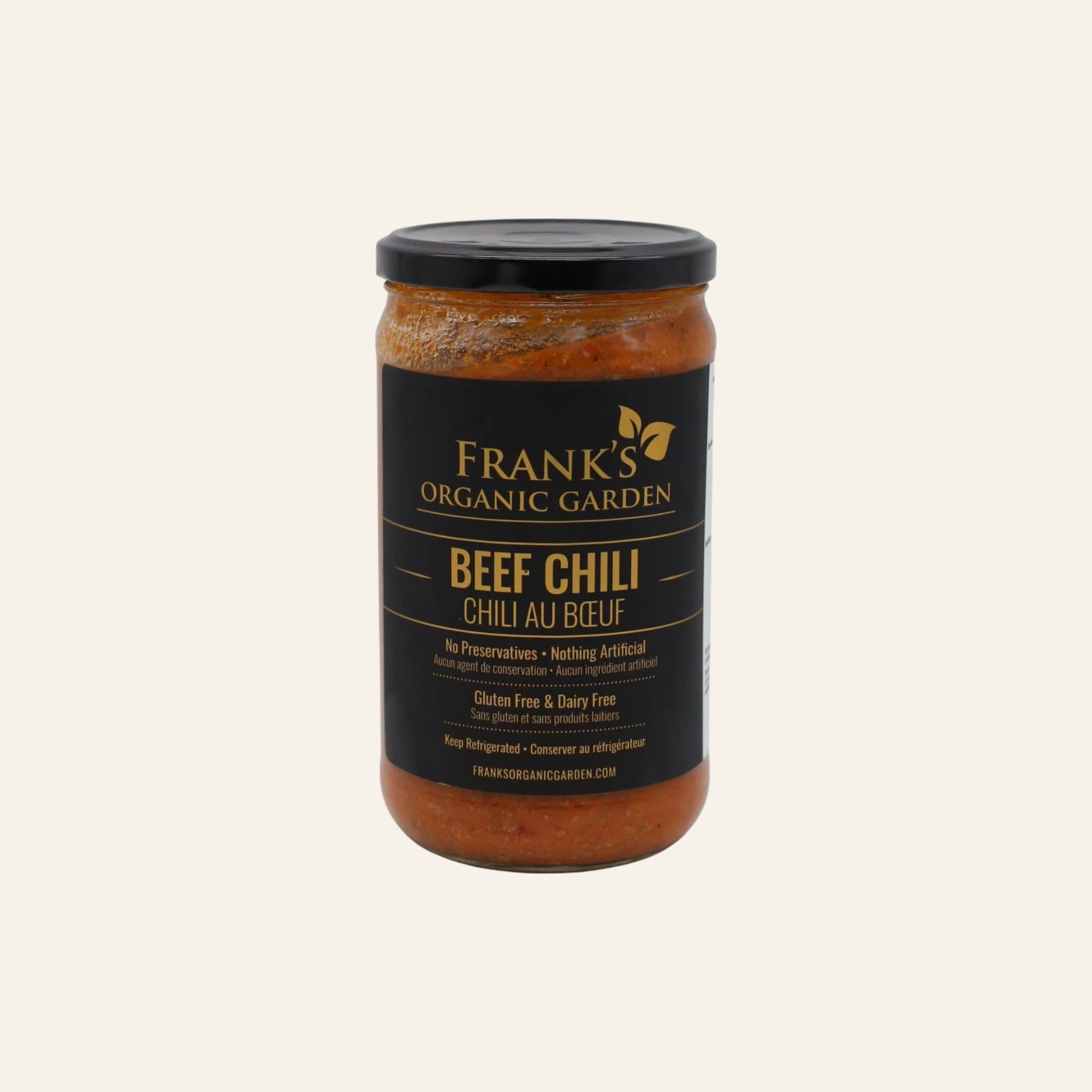 Frank's Organic Beef Chili 710mL