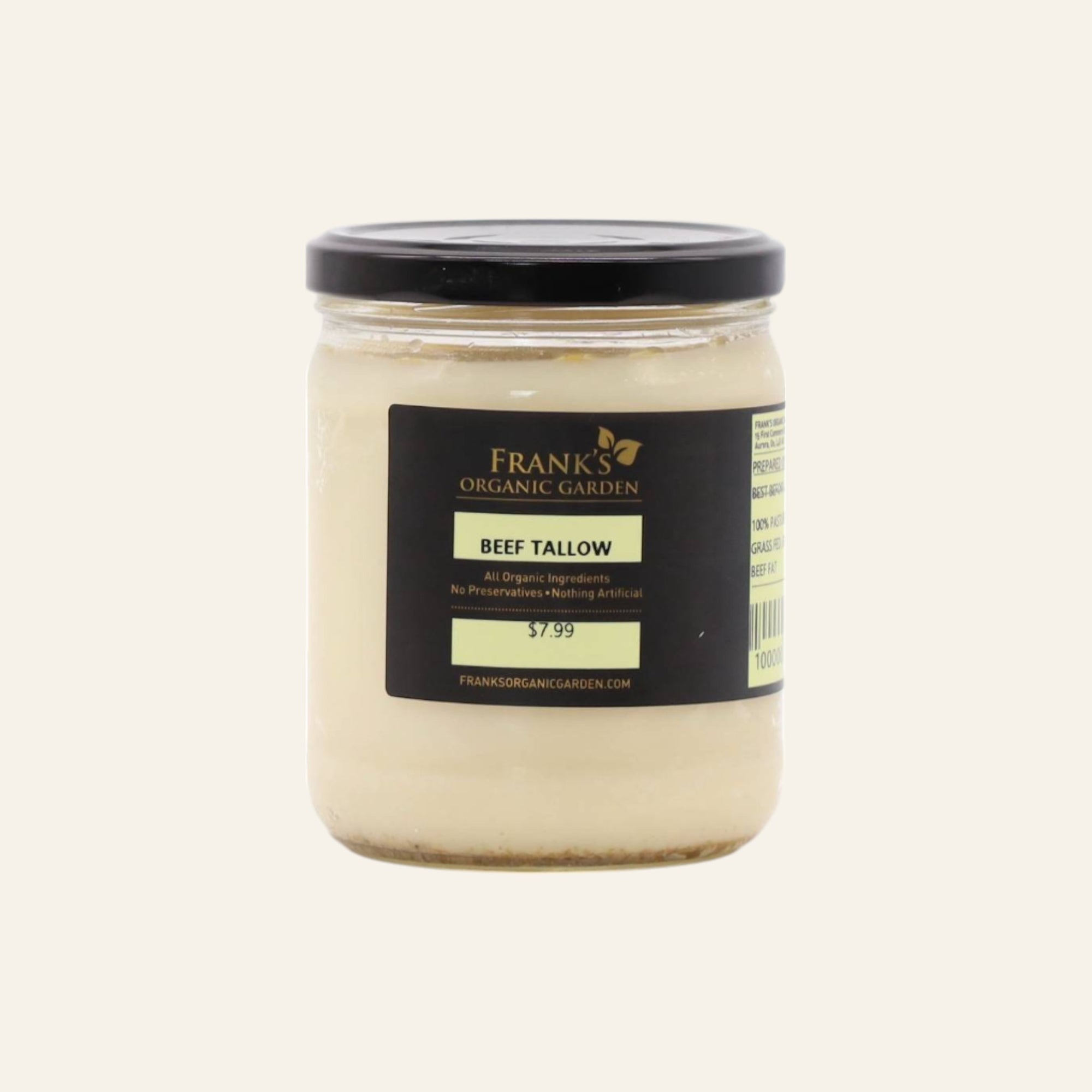 Frank’s Organic Beef Tallow 280mL
