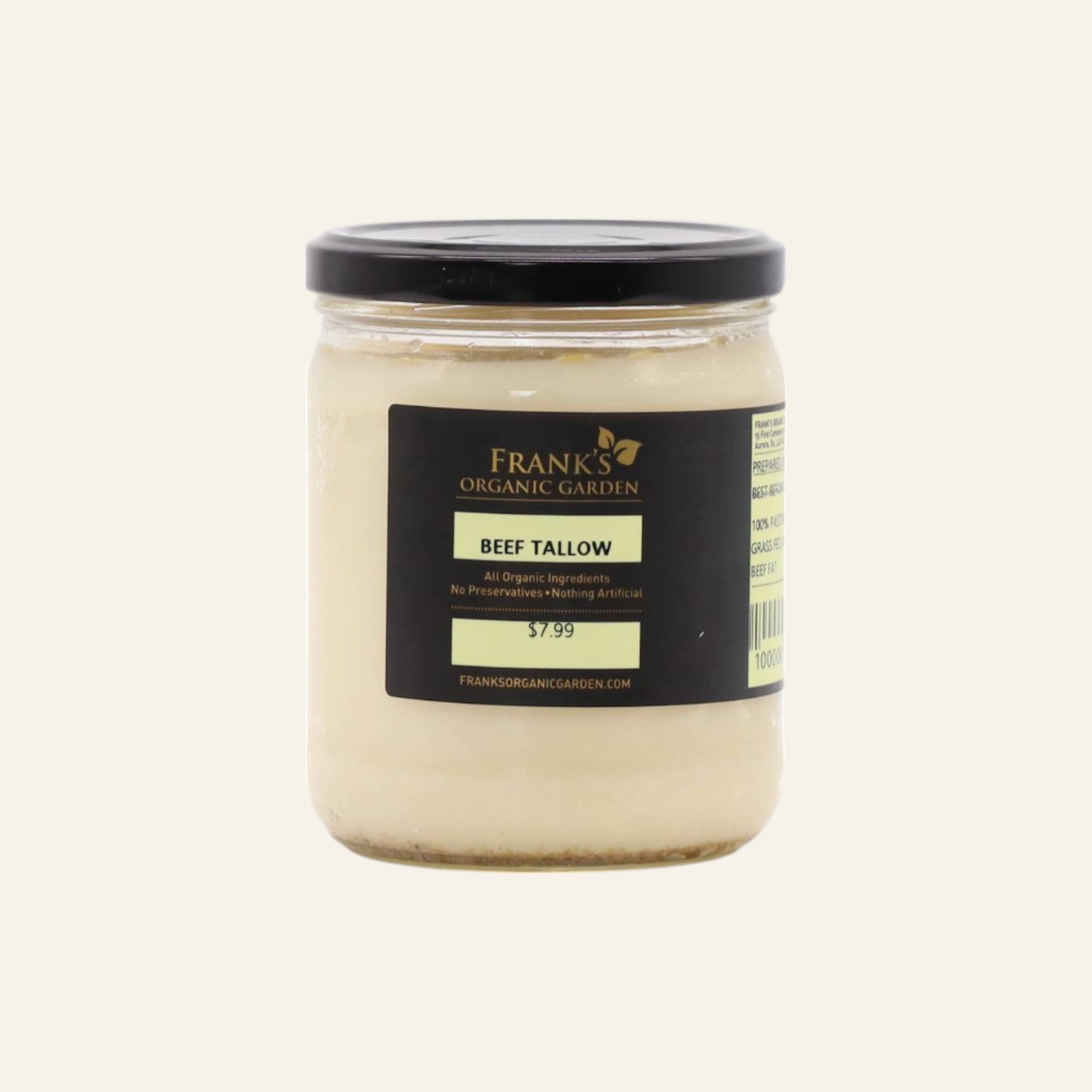 Frank’s Organic Beef Tallow 280mL