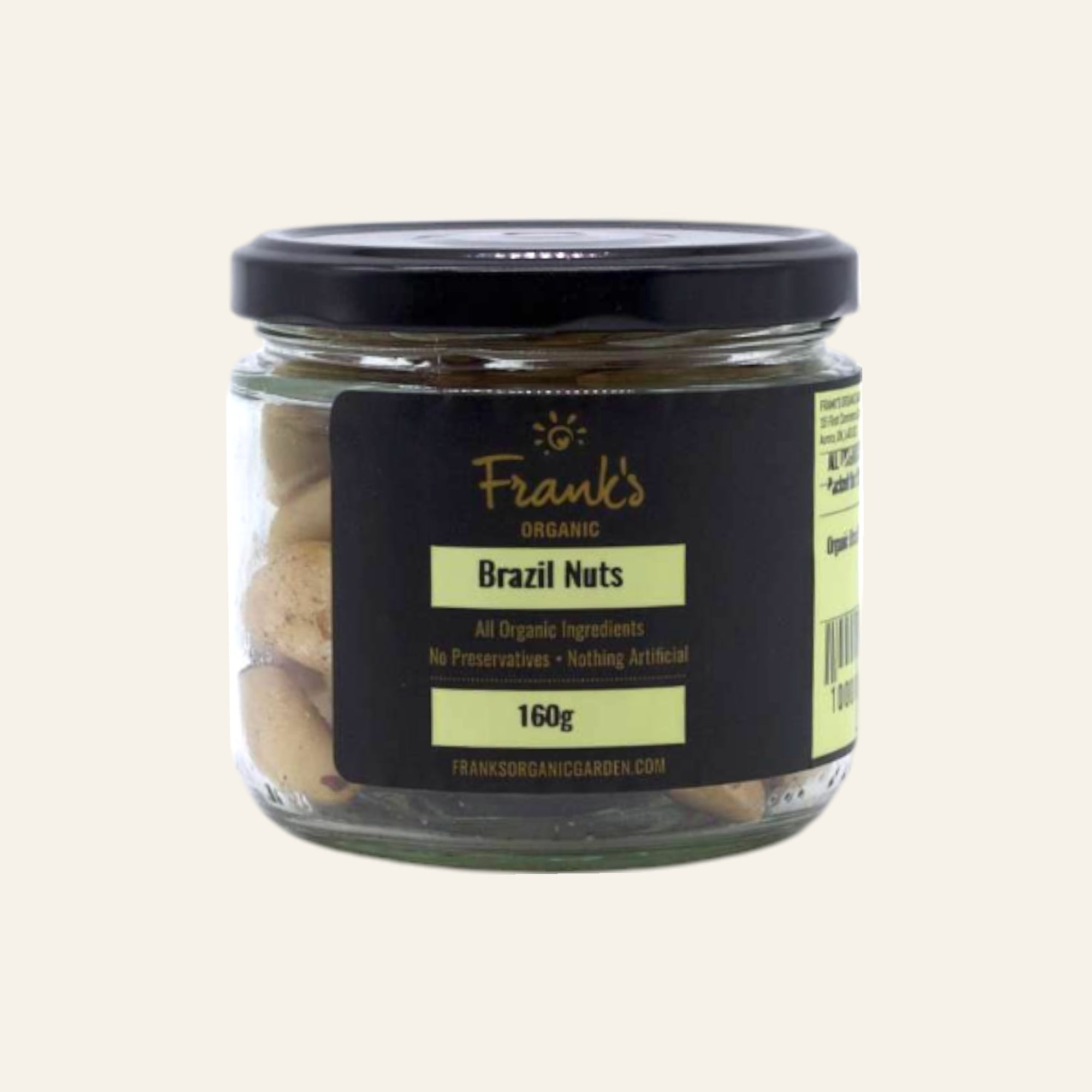 Frank’s Organic Brazil Nuts 160g