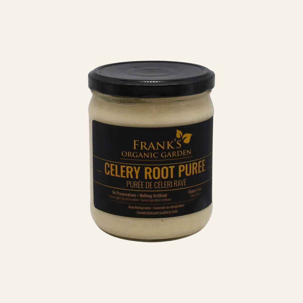 Organic Roots Puree Frank's Organic Celery Root Puree 473mL – Frank's Organic Garden